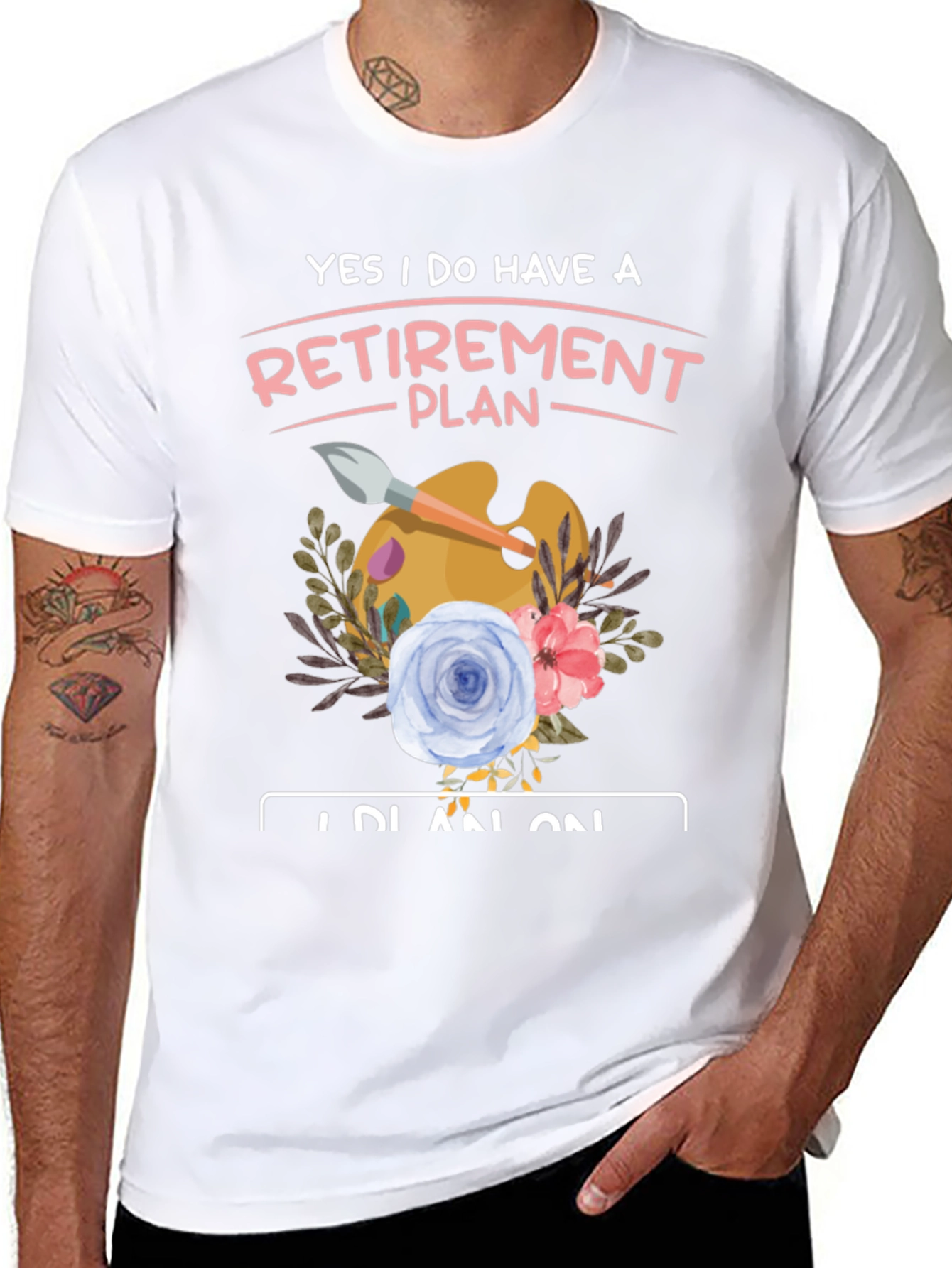 Retirement Plan Artist T-Shirt