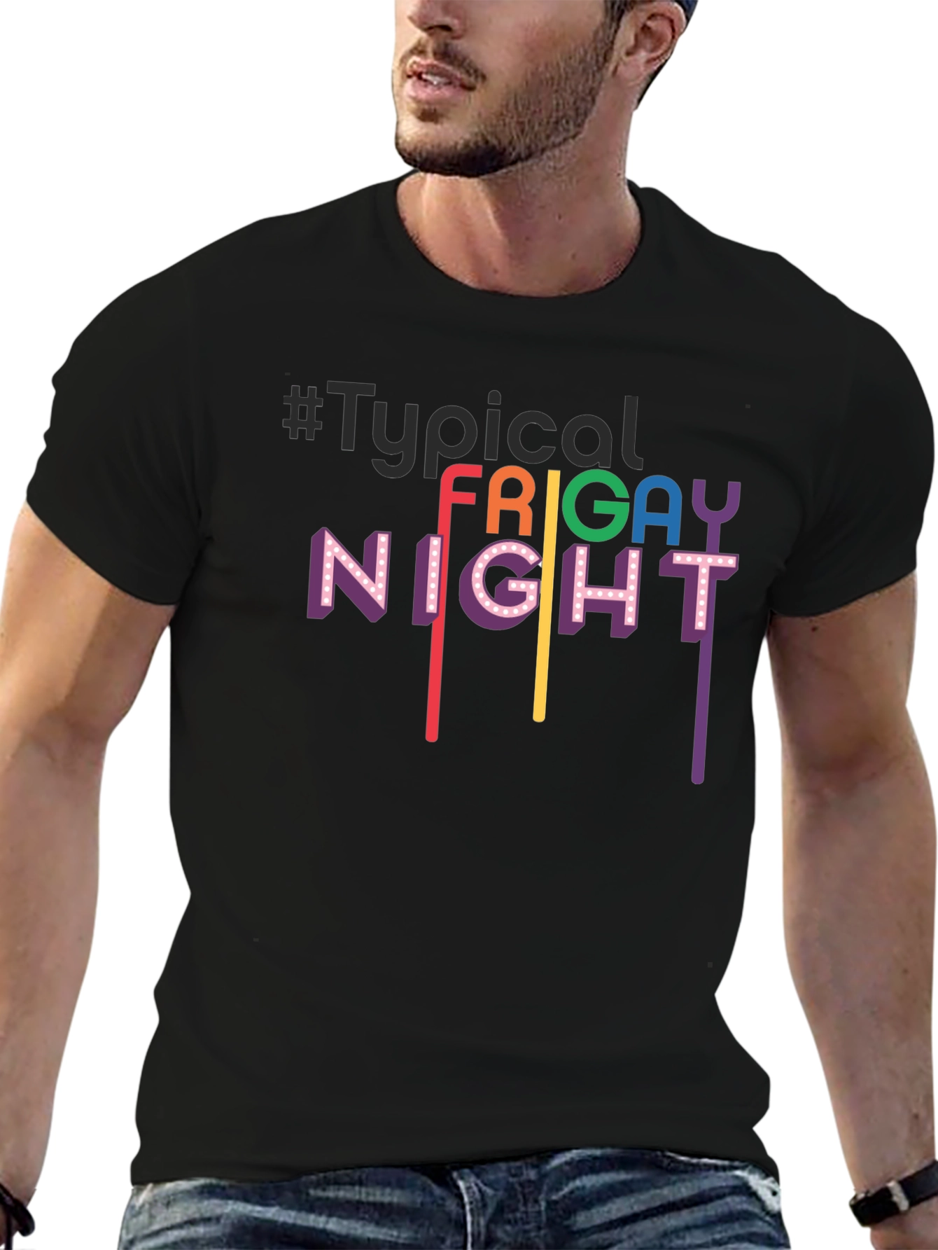 Frigay Night T-Shirt - Unisex Black Tee