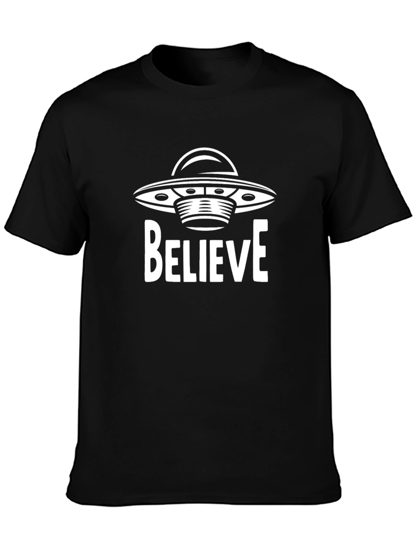 Believe UFO T-Shirt - Sci-Fi Alien Tee