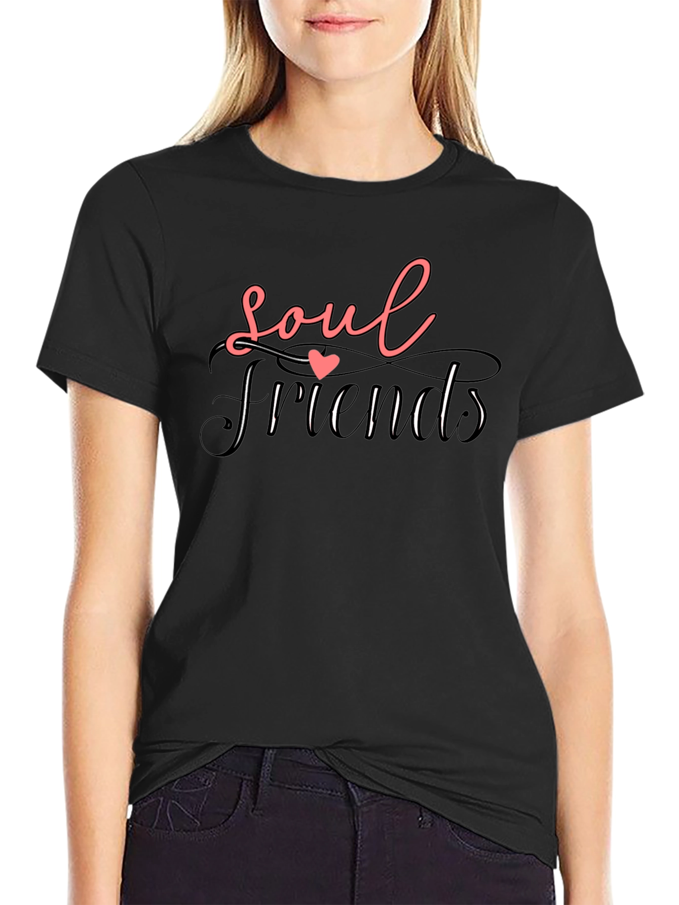 Soul Friends Graphic Tee - Black
