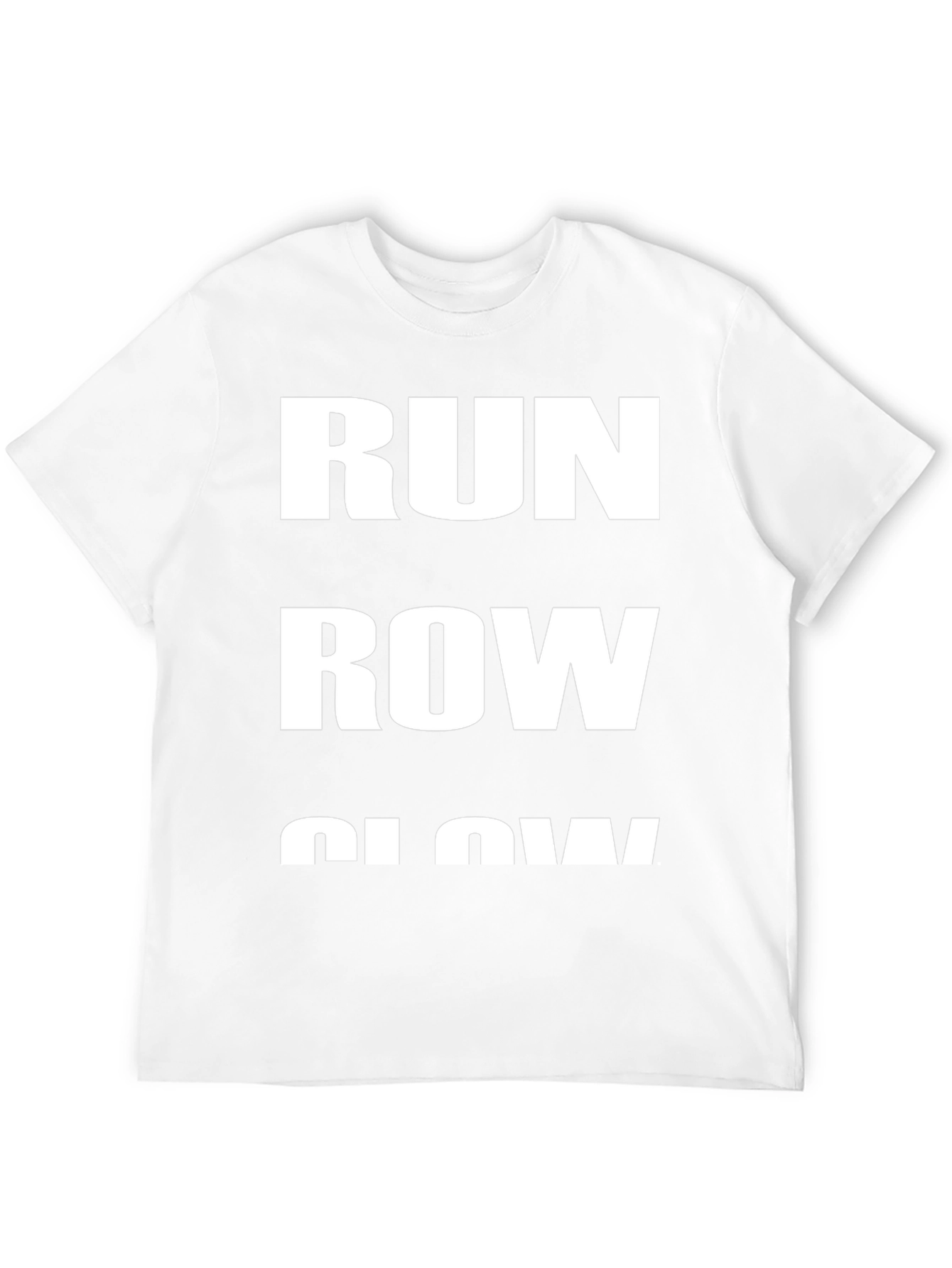 Run Row Glow Black Graphic Tee