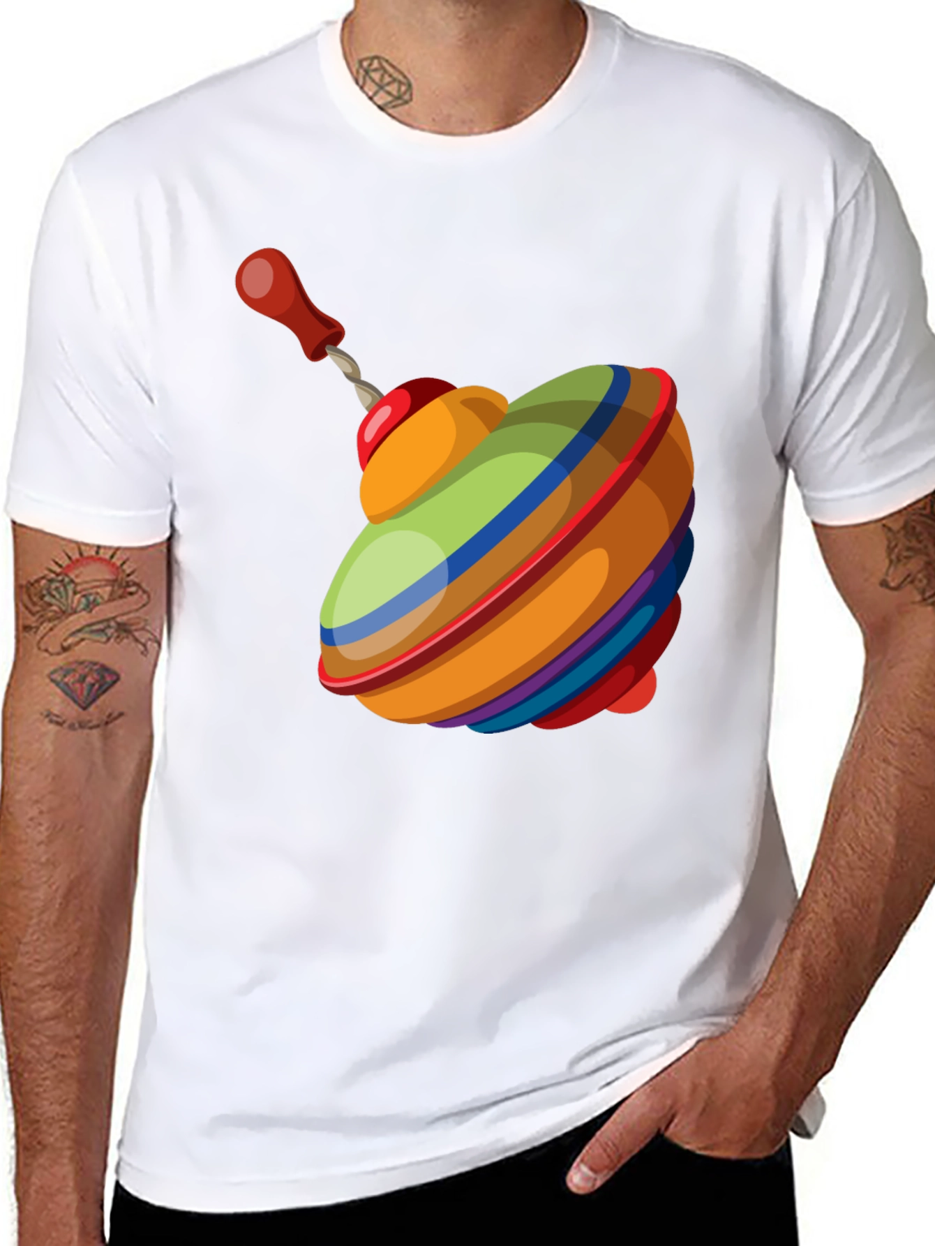 Colorful Spinning Top T-Shirt