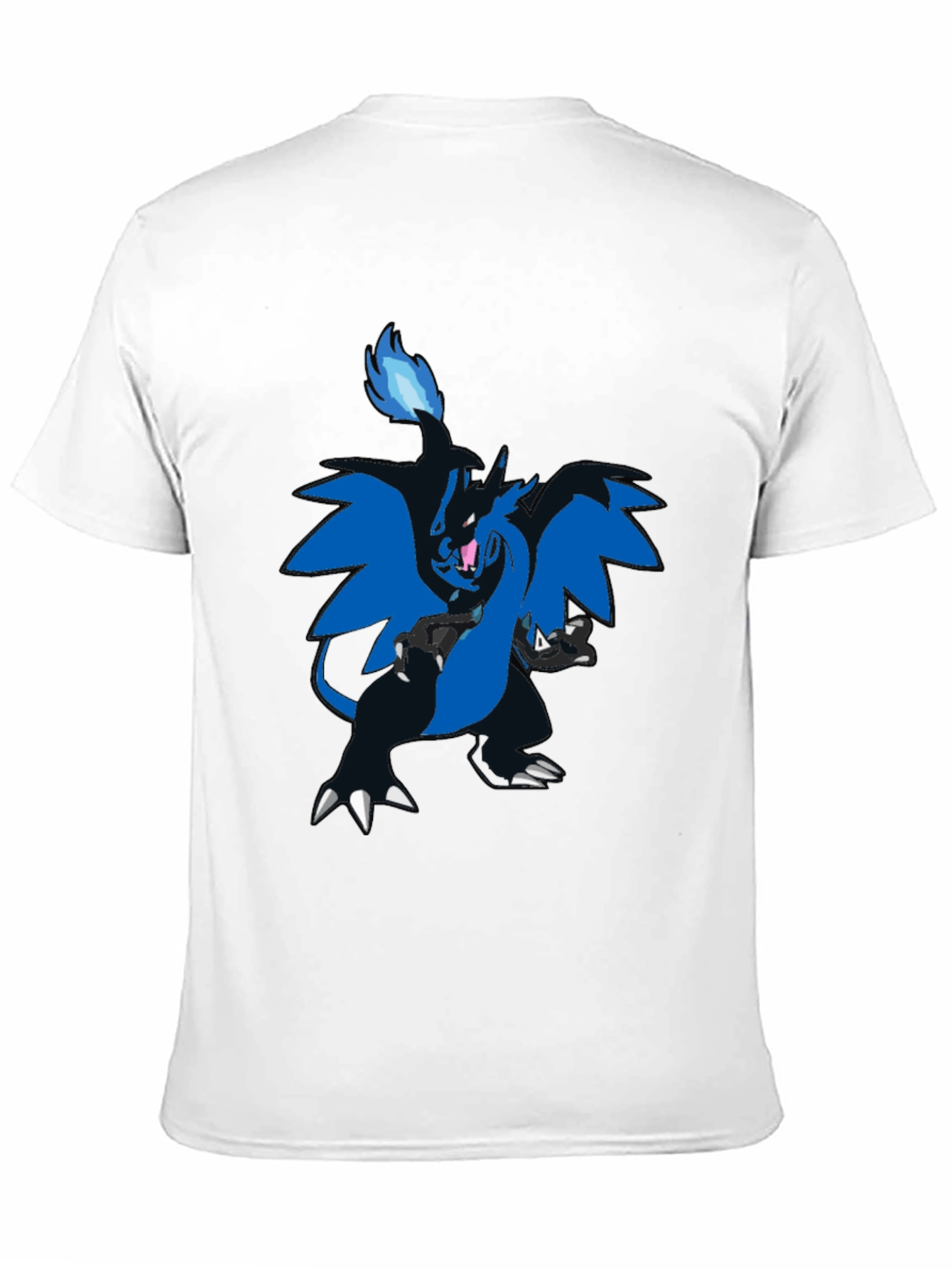 Black T-Shirt with Charizard Design