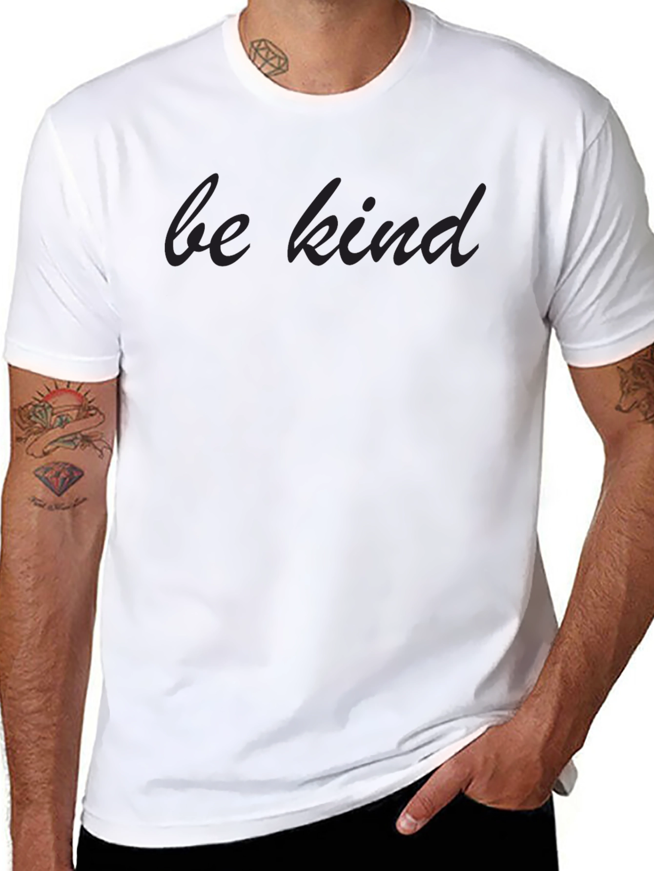 Be Kind Graphic Tee - Soft Cotton Casual T-Shirt