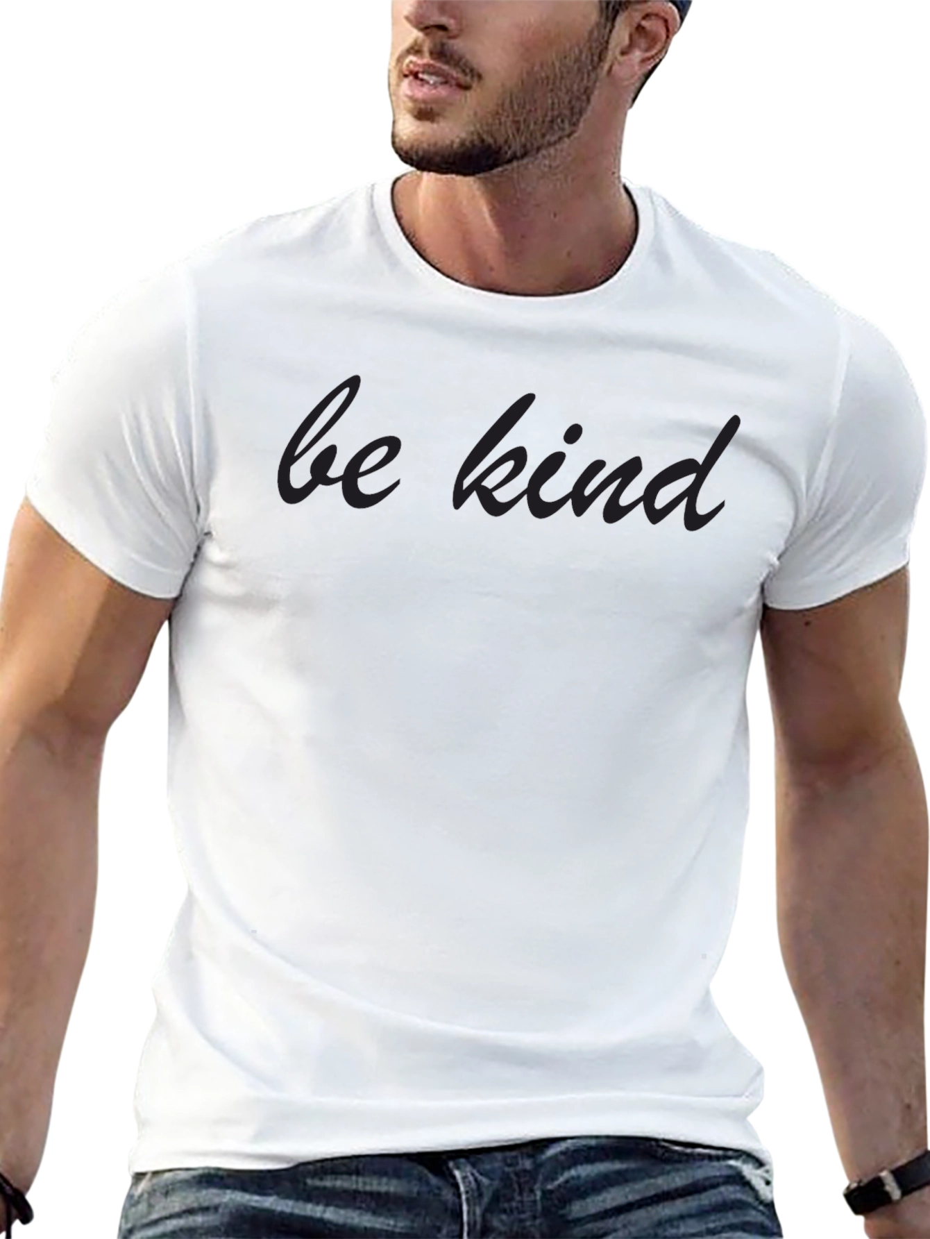 Be Kind Graphic Tee - Soft Cotton Casual T-Shirt