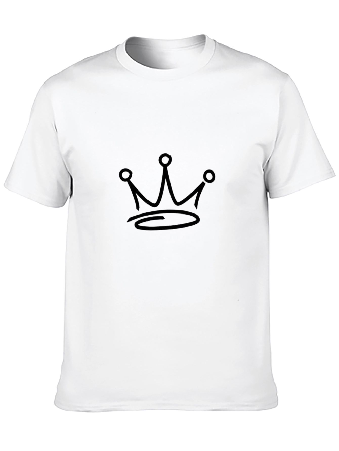 Crown Graphic Tee - Mens Black T-Shirt