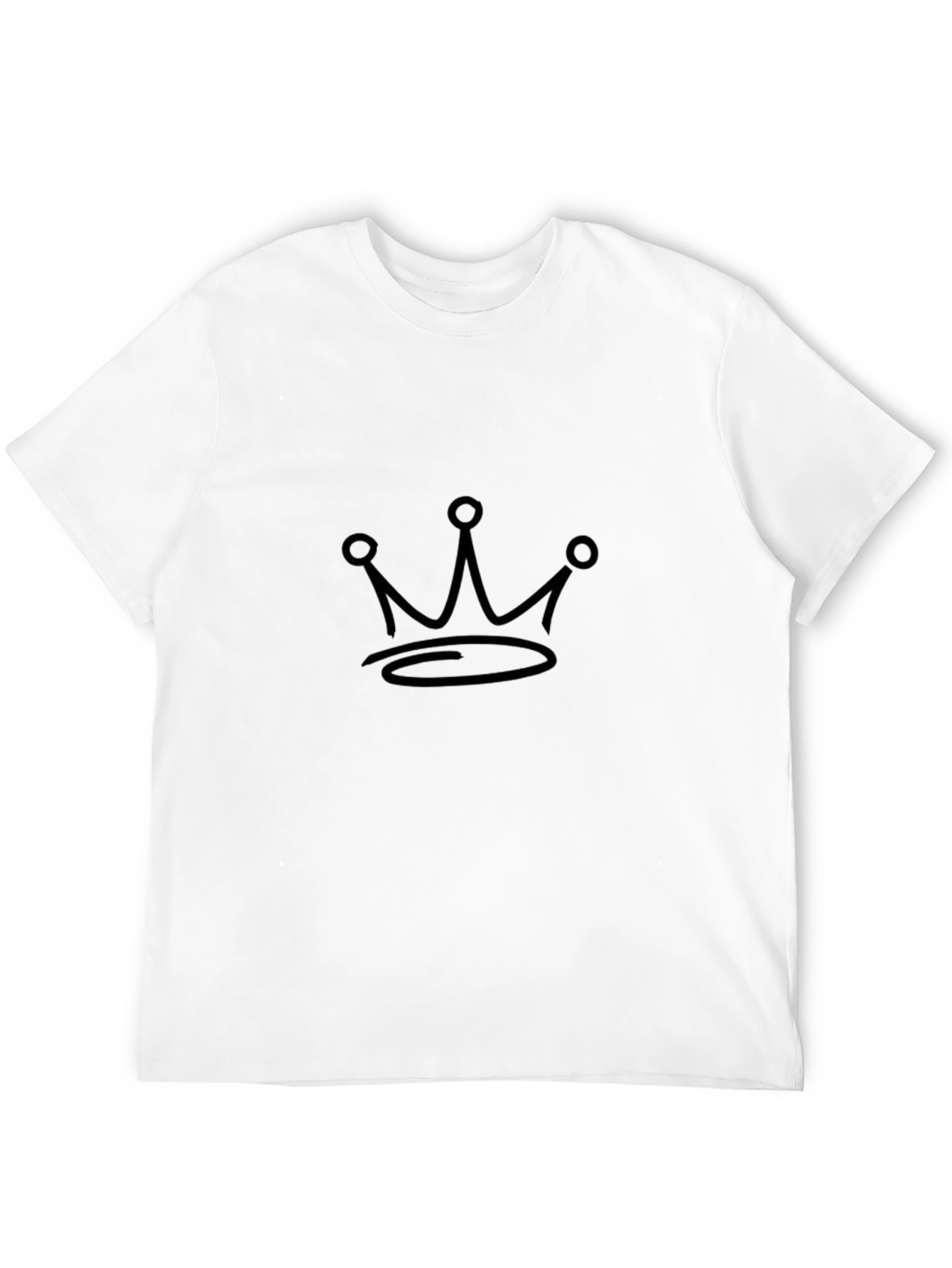 Crown Graphic Tee - Mens Black T-Shirt