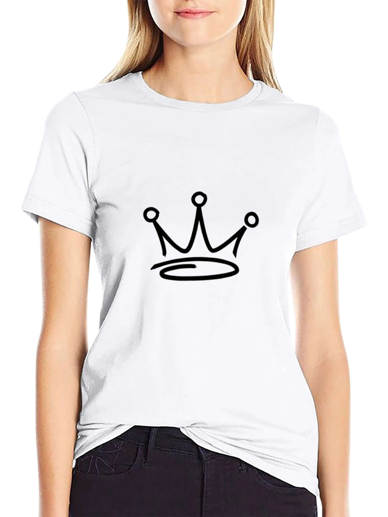Crown Graphic Tee - Mens Black T-Shirt