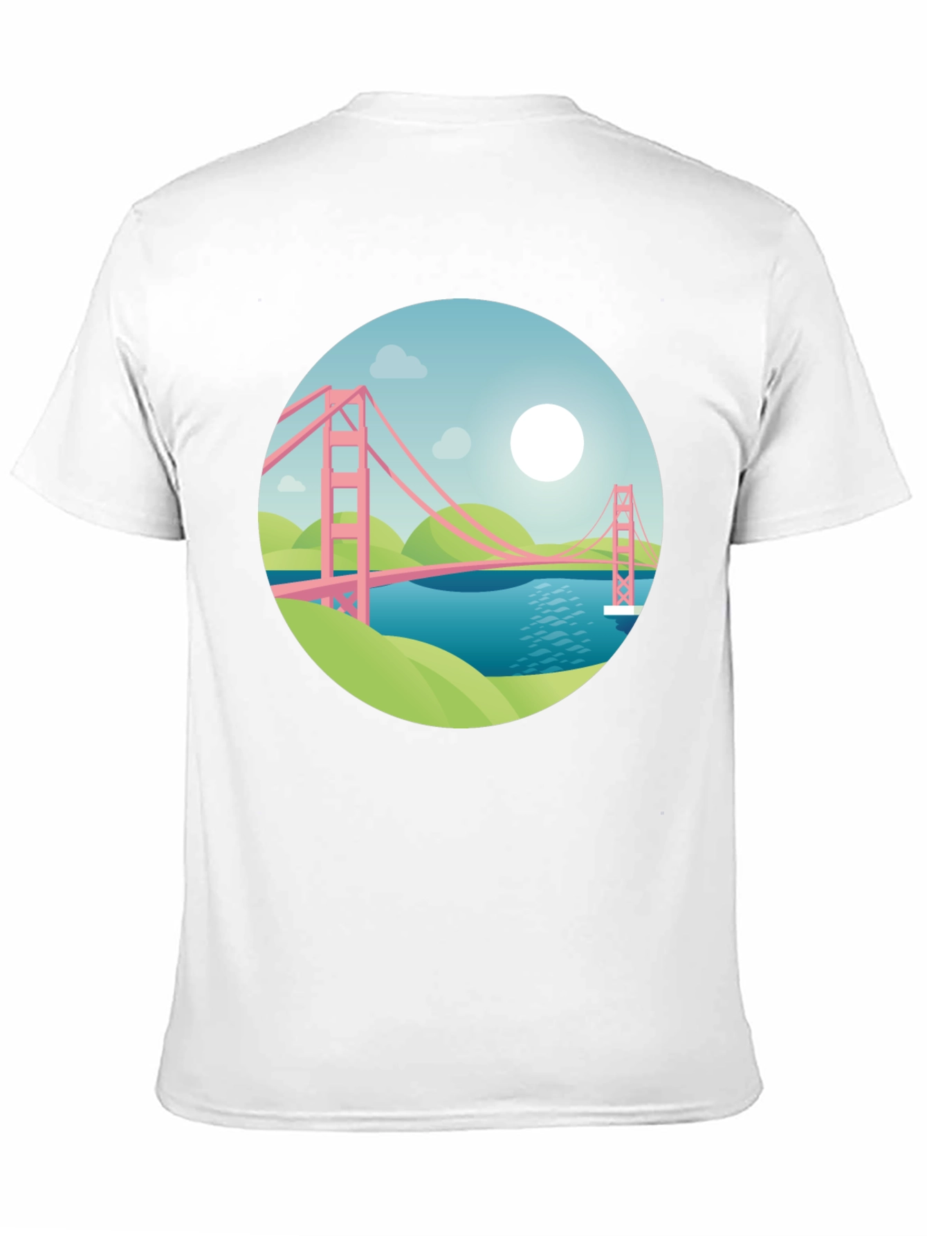 Golden Gate Graphic Black T-Shirt