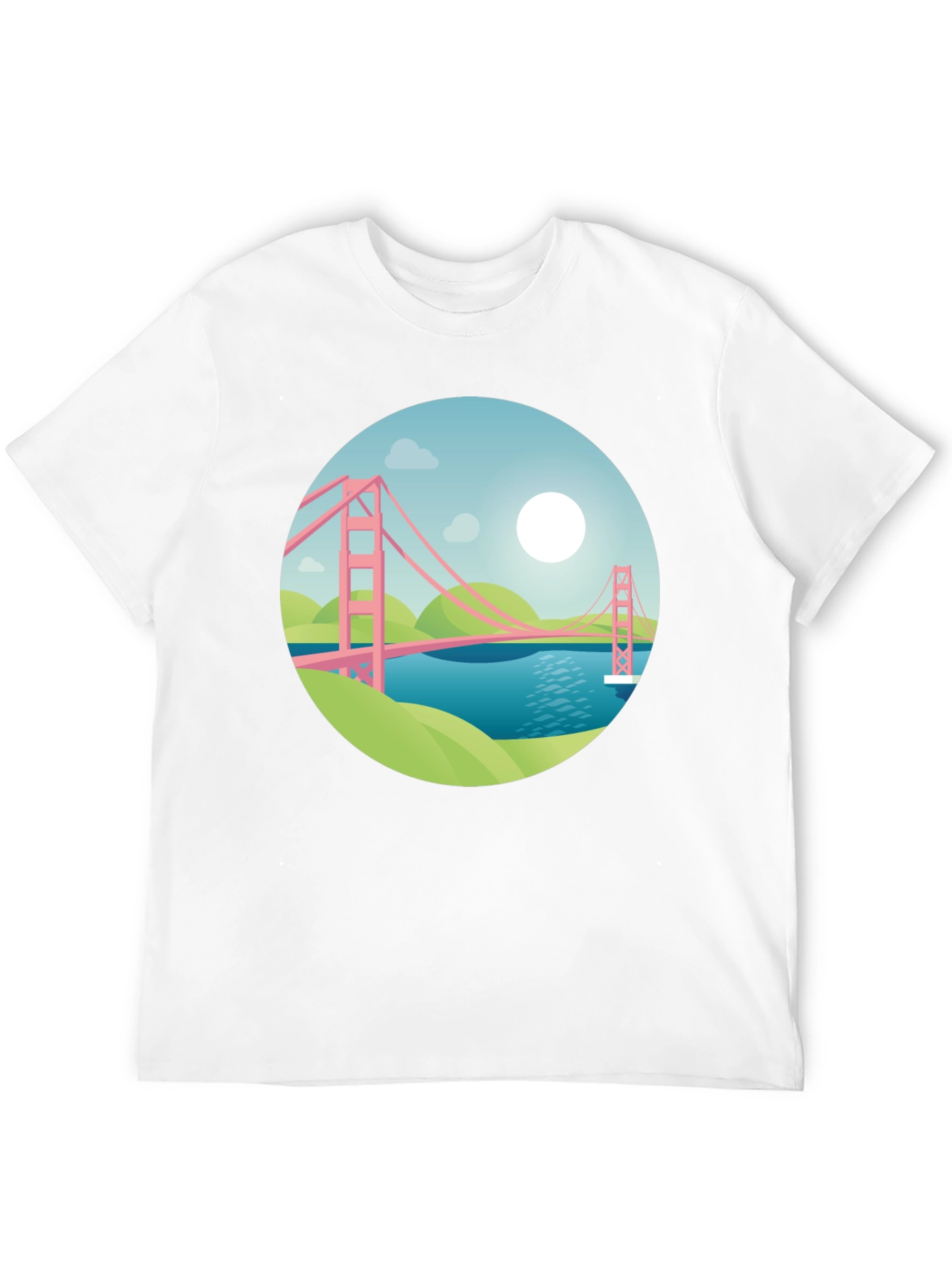 Golden Gate Graphic Black T-Shirt