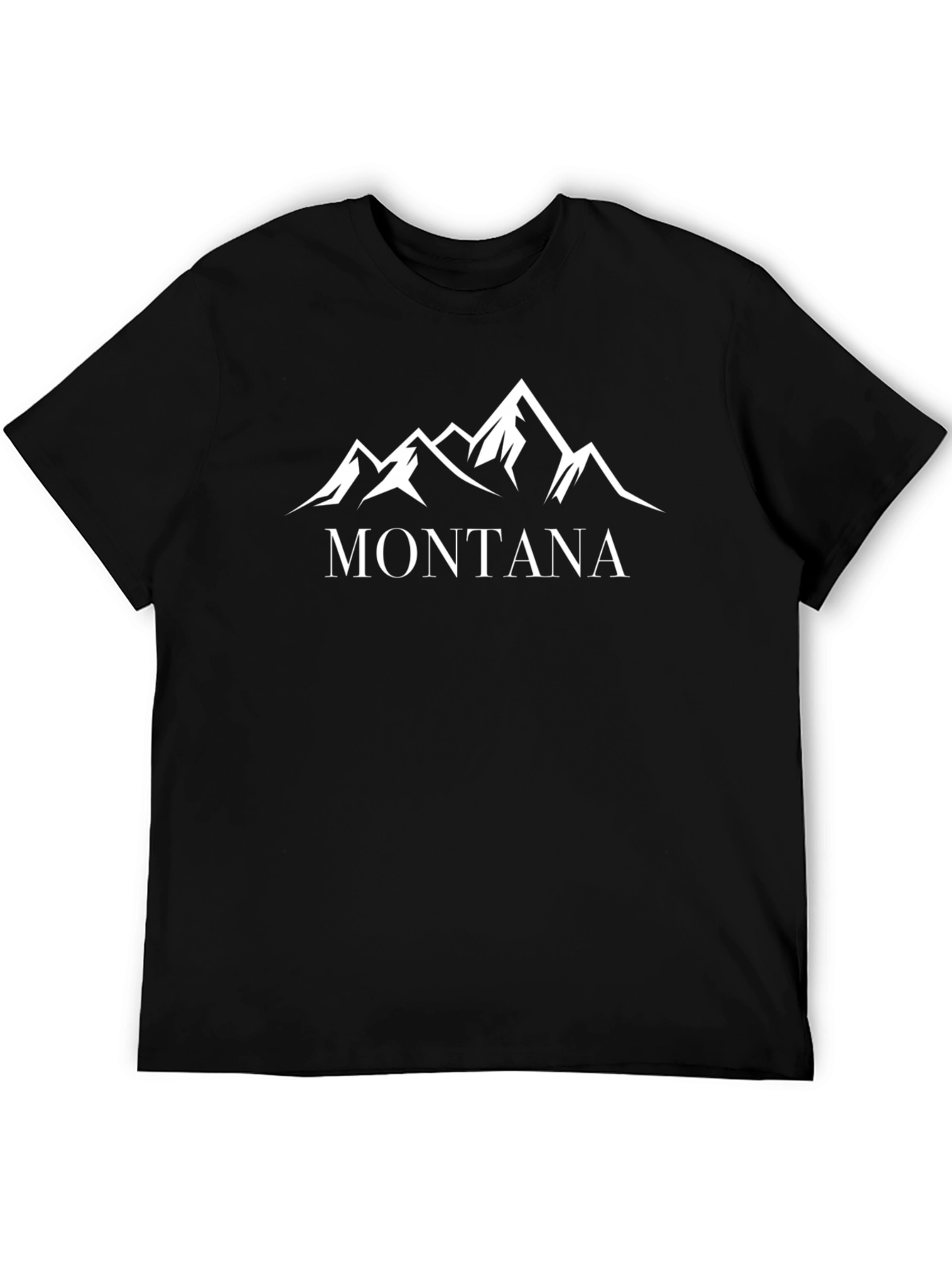 Montana Mountain Graphic Tee - Black