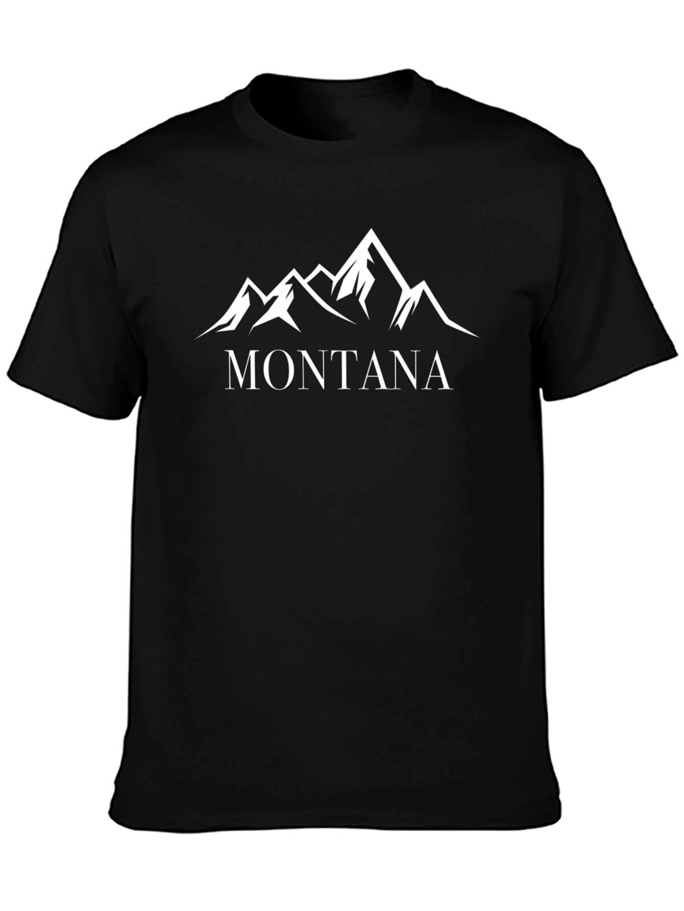 Montana Mountain Graphic Tee - Black