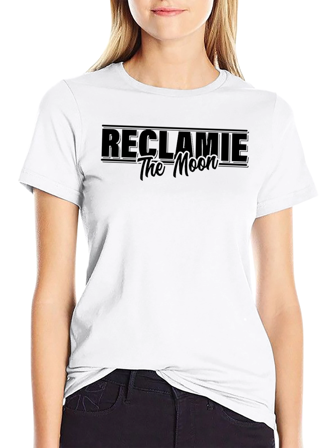 Reclaim The Moon Black T-Shirt