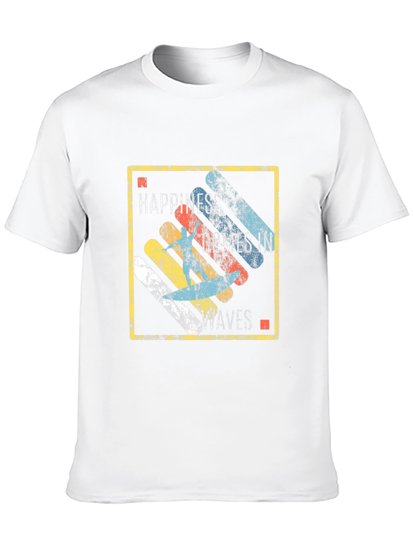 Happiness Comes in Waves Graphic T-Shirt