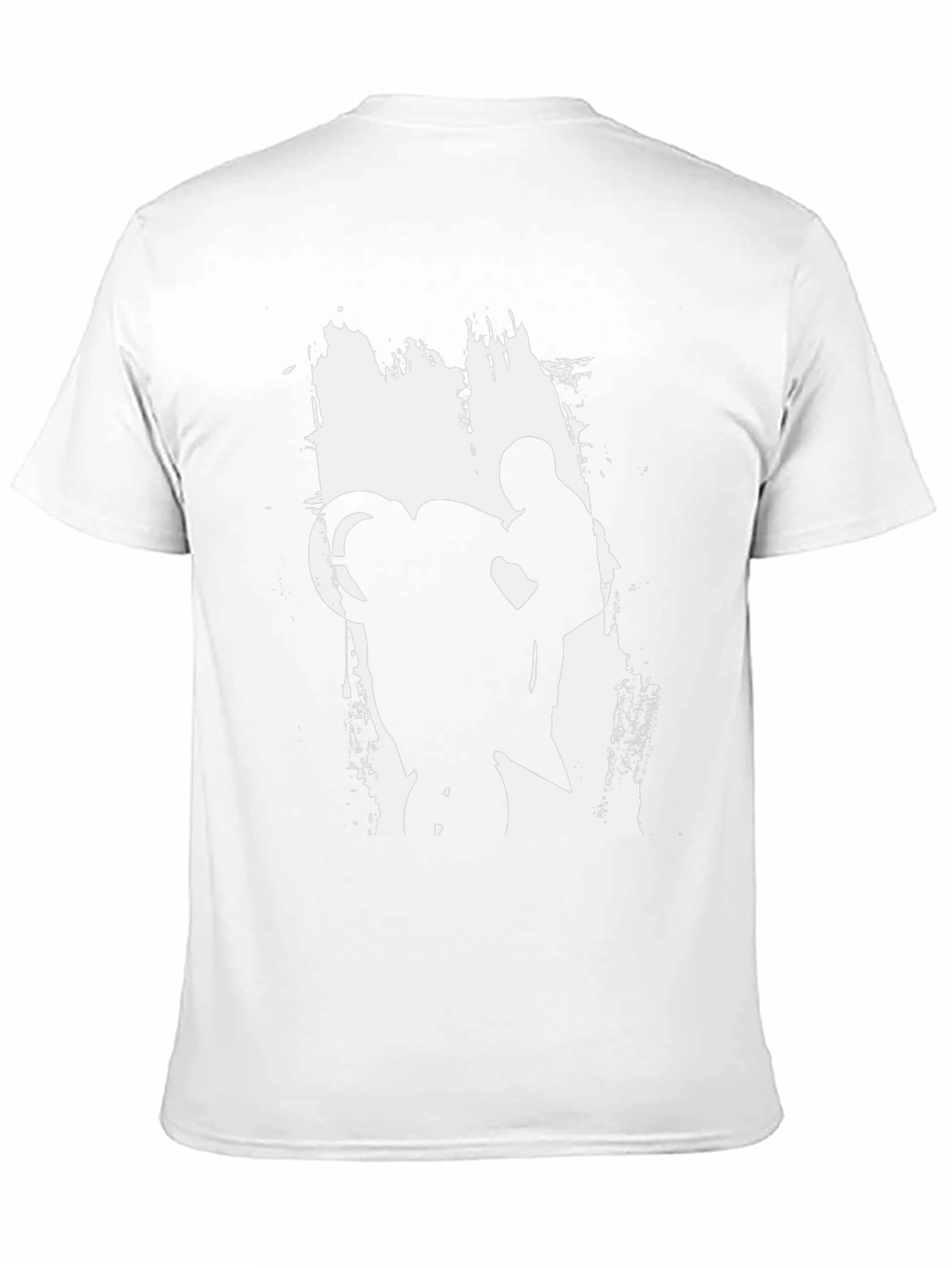 Motorcycle Wheelie Graphic Tee - Black