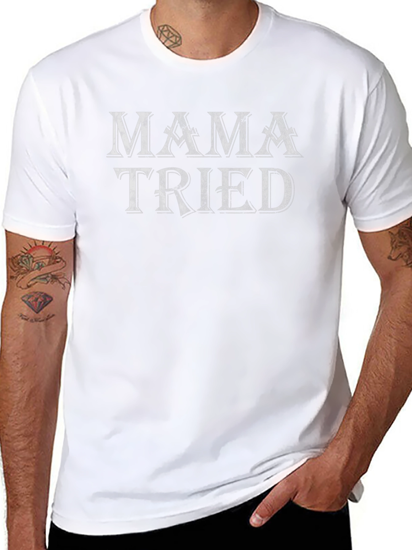 Mama Tried Graphic Tee - Classic Black T-Shirt