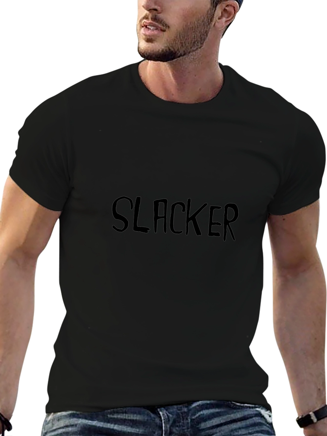 Slacker Black T-Shirt