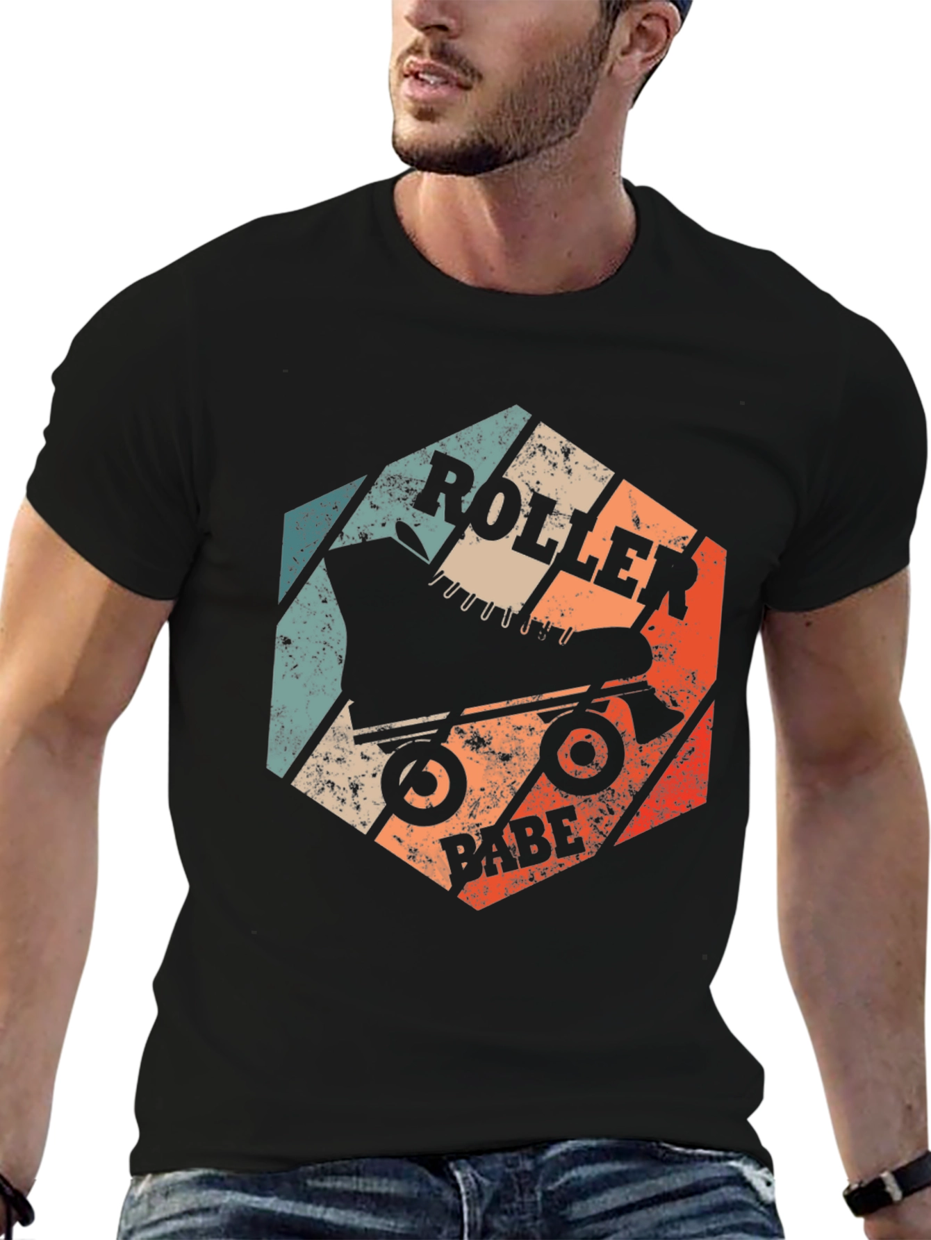 Retro Roller Babe T-Shirt