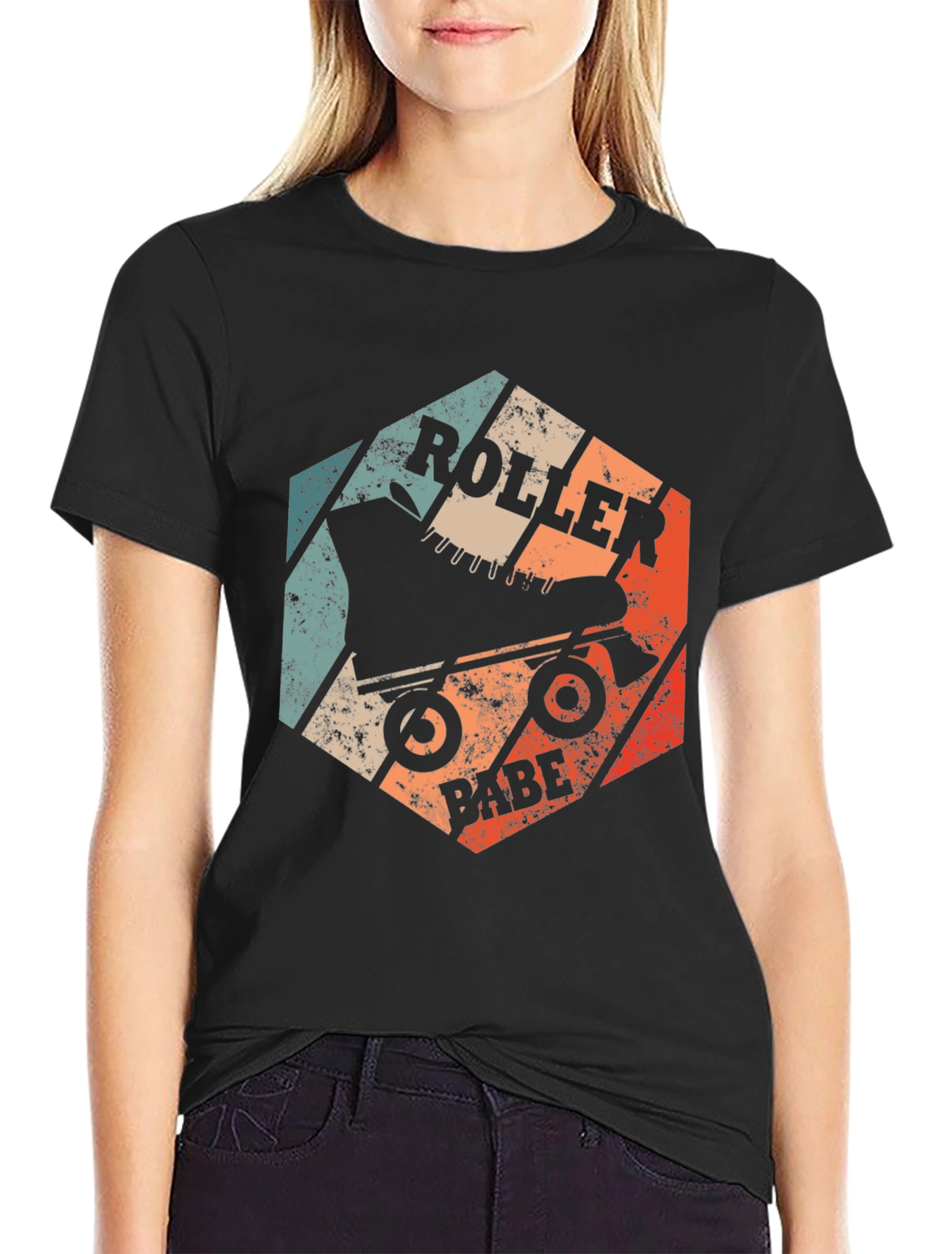 Retro Roller Babe T-Shirt