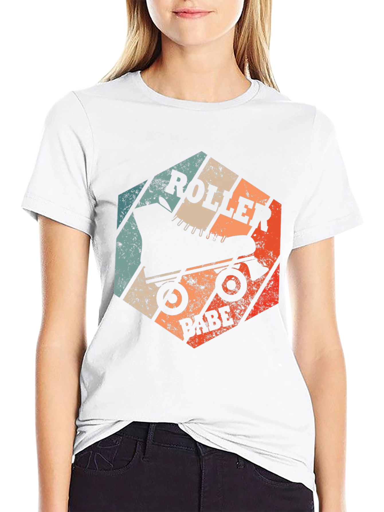 Retro Roller Babe T-Shirt