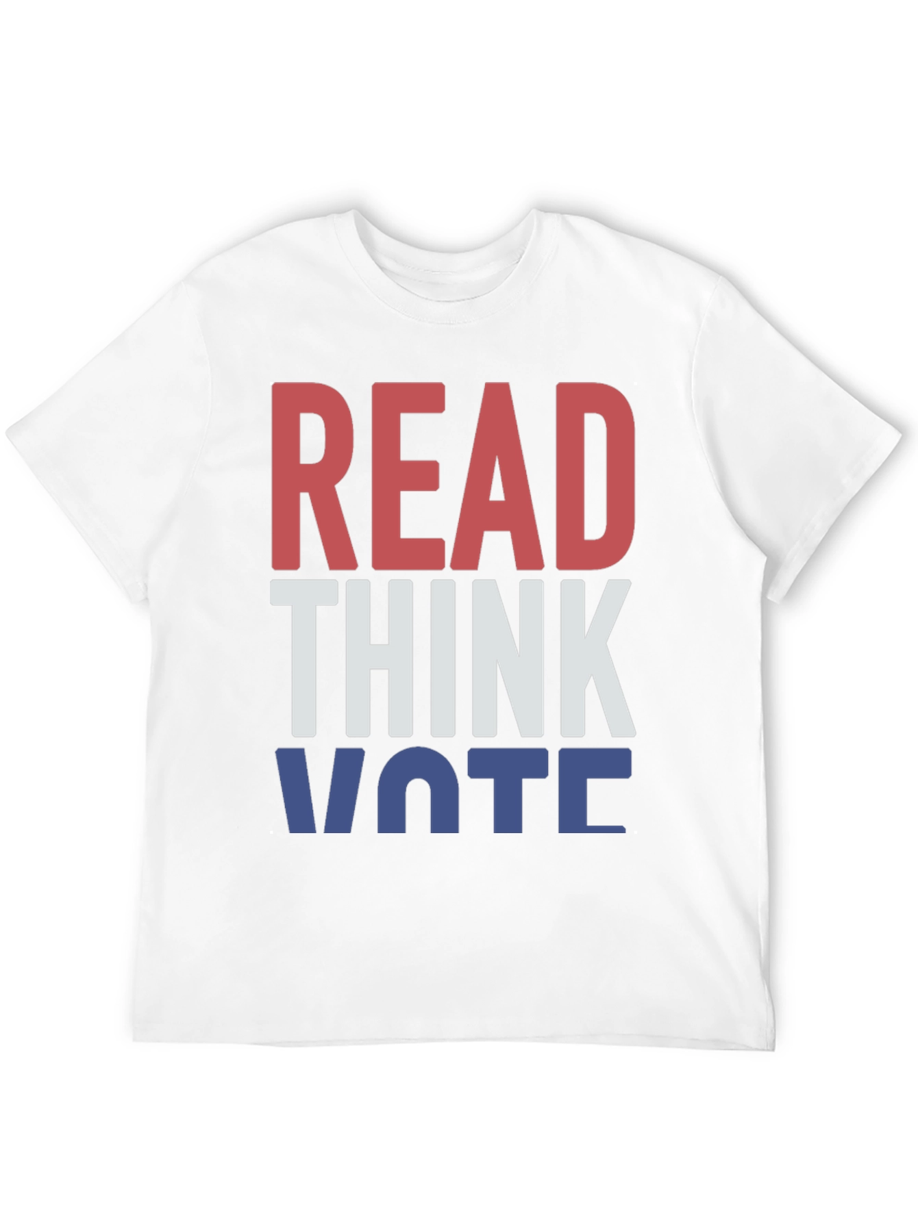Read Think Vote Graphic T-Shirt