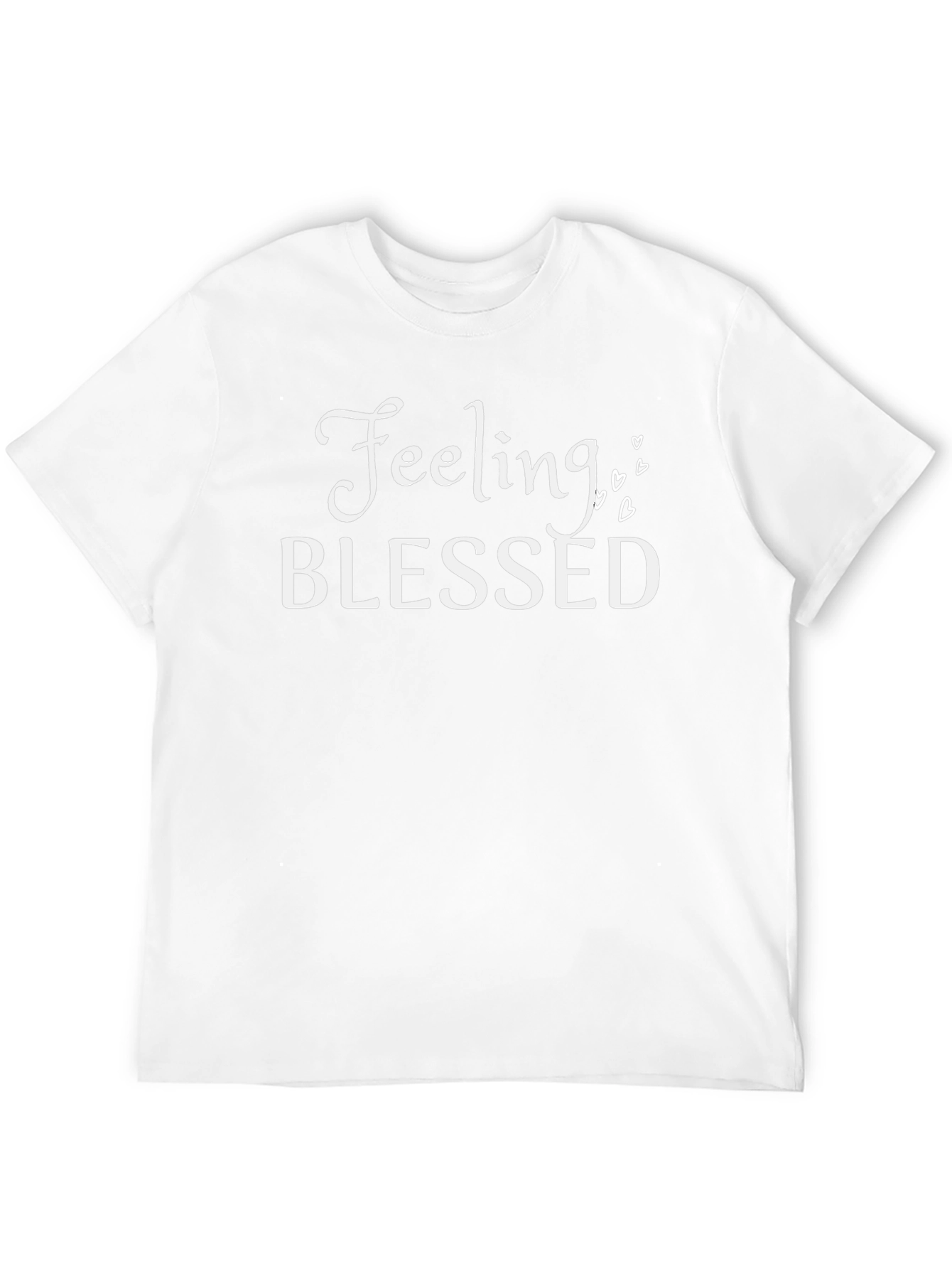 Feeling Blessed Black Graphic T-Shirt