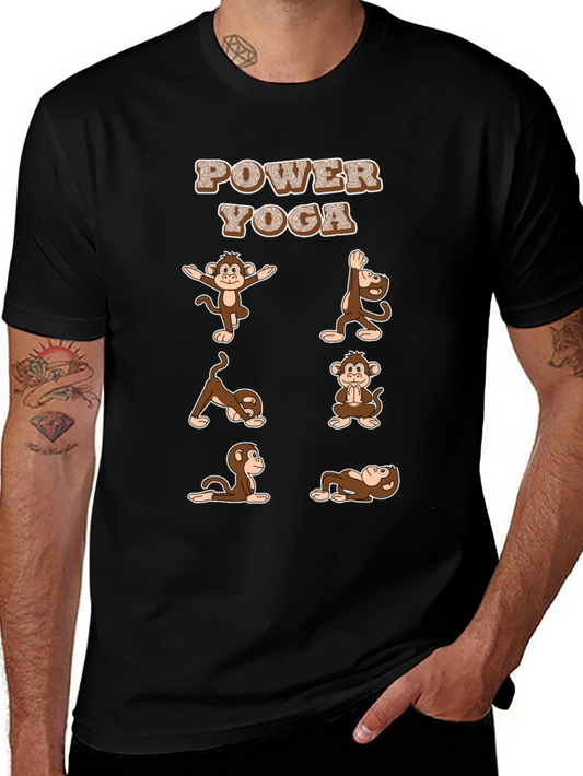Power Yoga Monkey T-Shirt