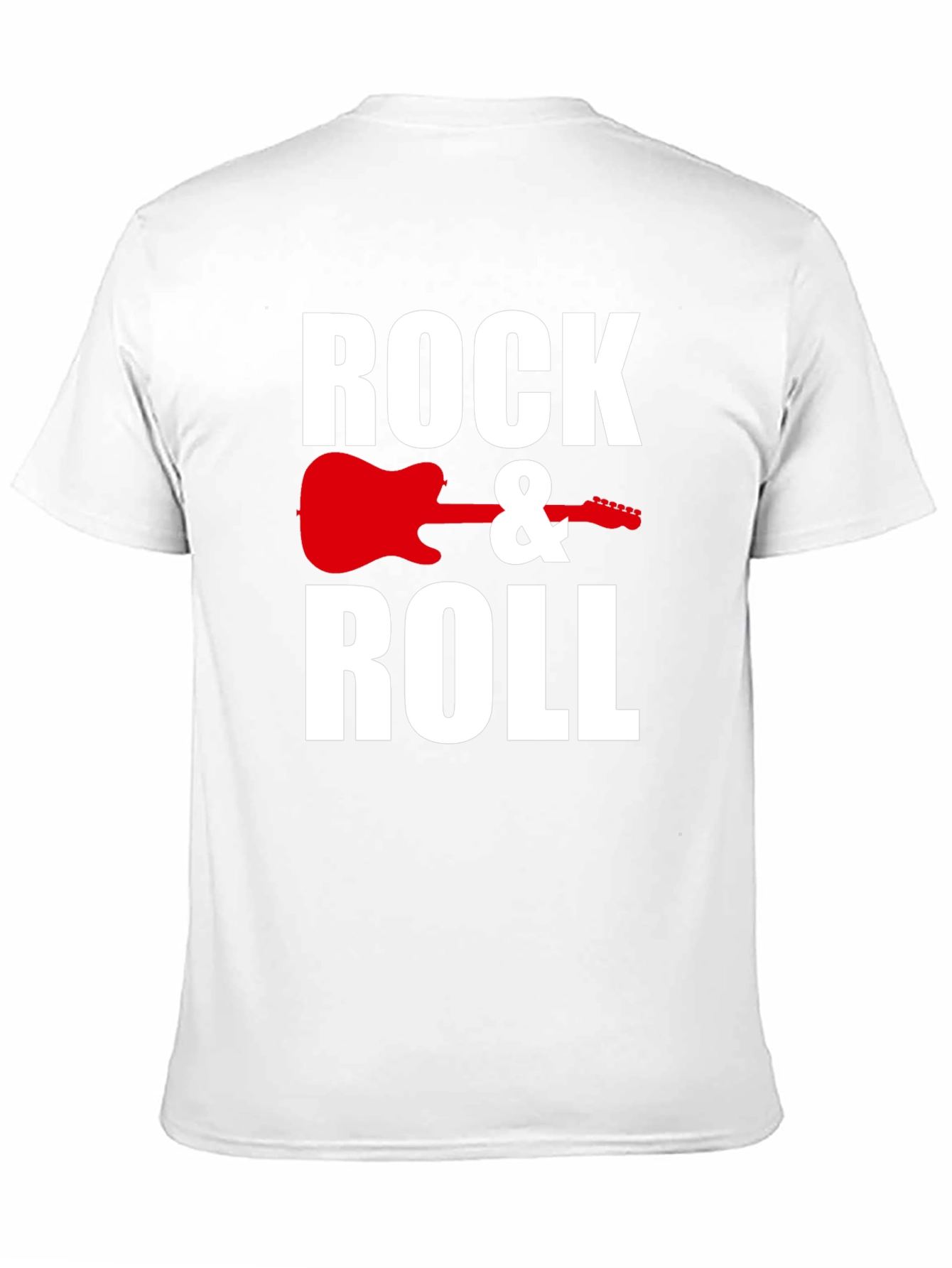 Rock & Roll Guitar Graphic Tee - Black