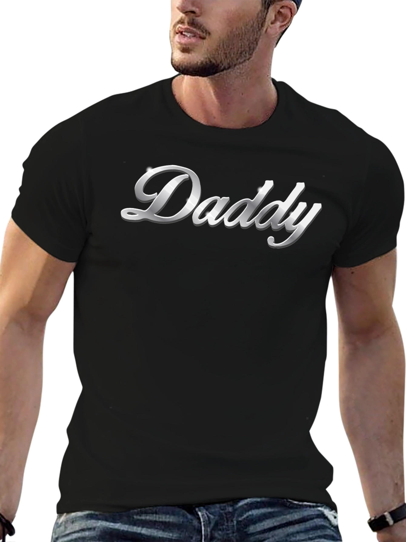 Daddy Graphic T-Shirt - Black Tee