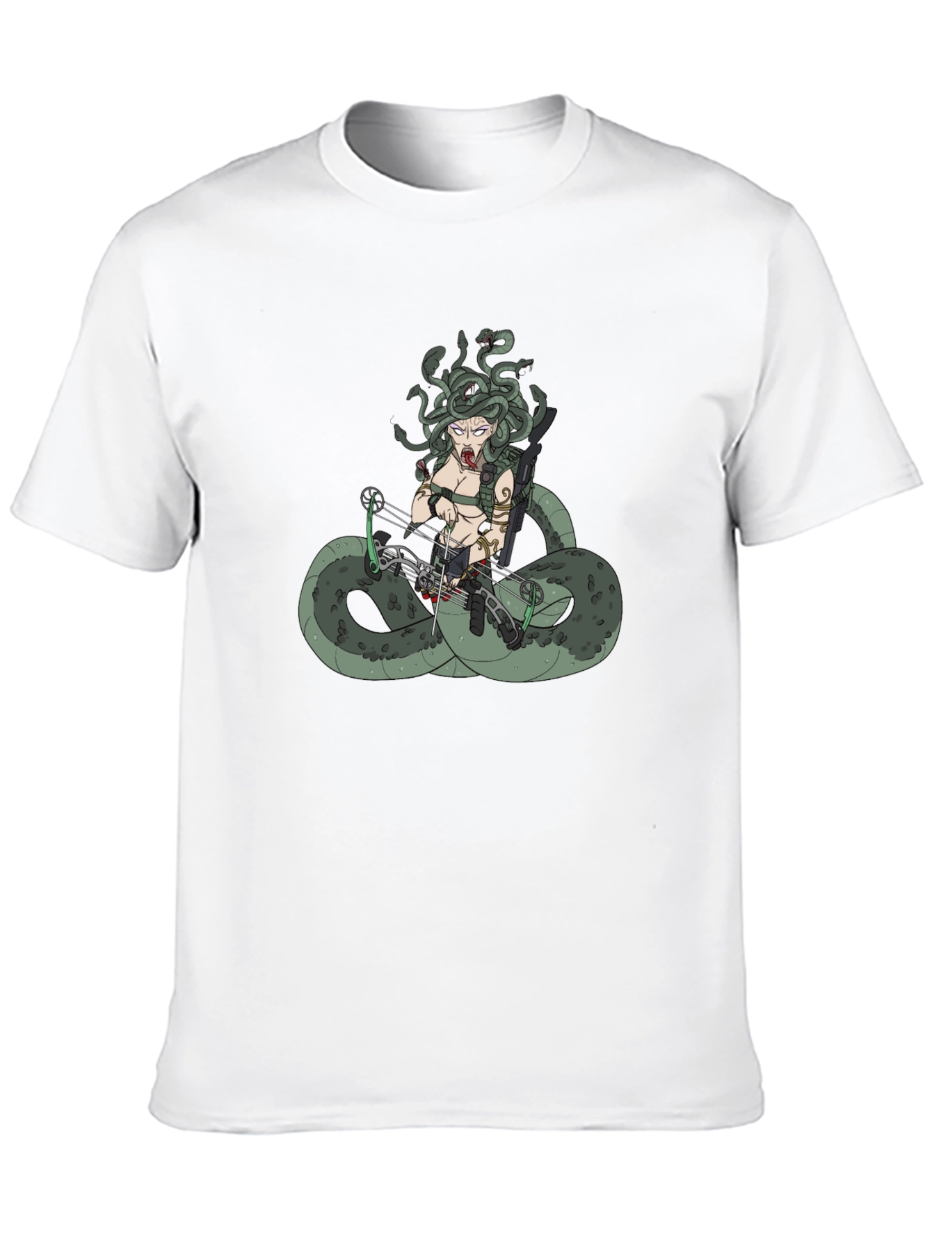 Medusa Archer T-Shirt - Mythical Warrior Tee