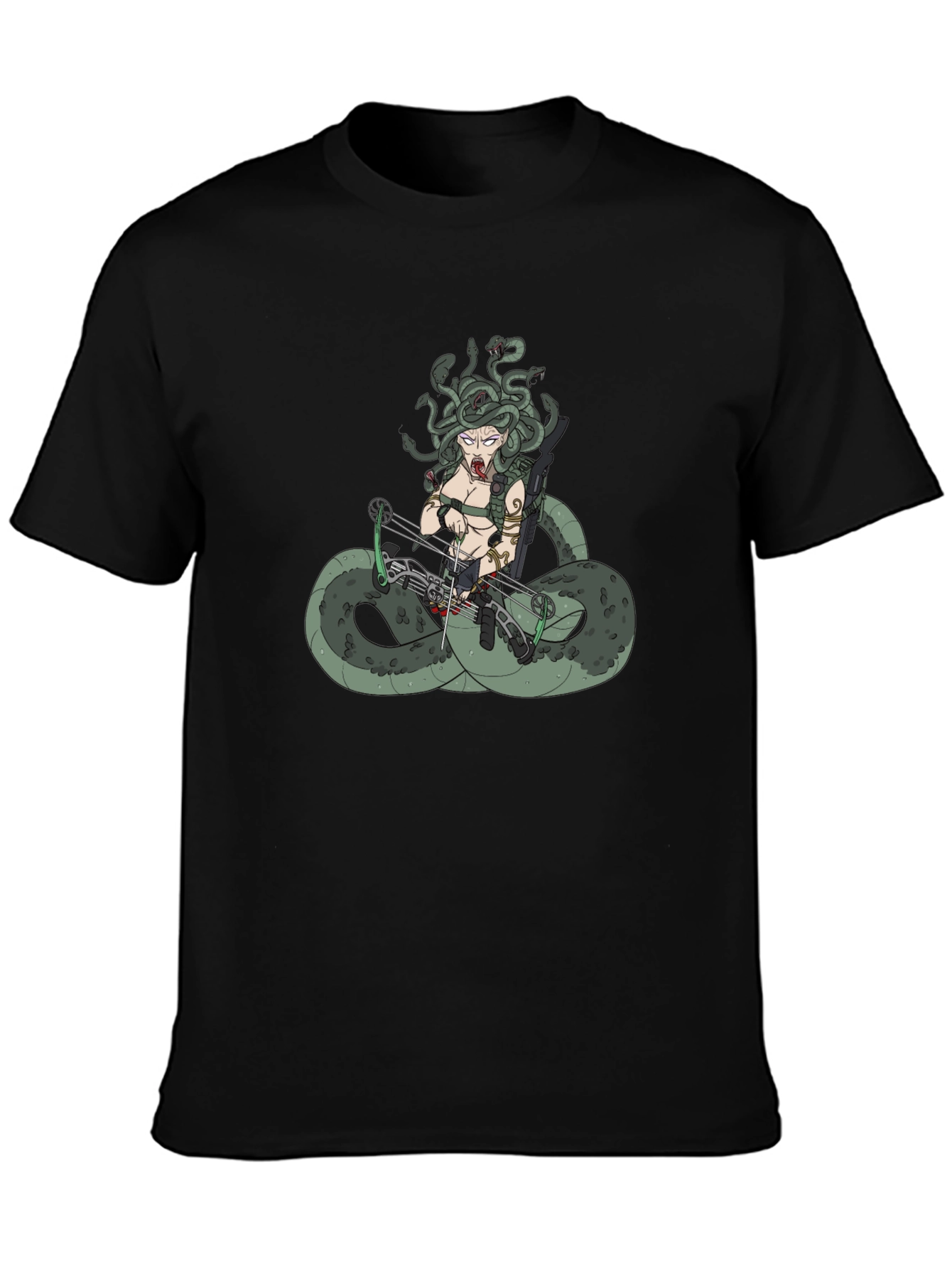 Medusa Archer T-Shirt - Mythical Warrior Tee