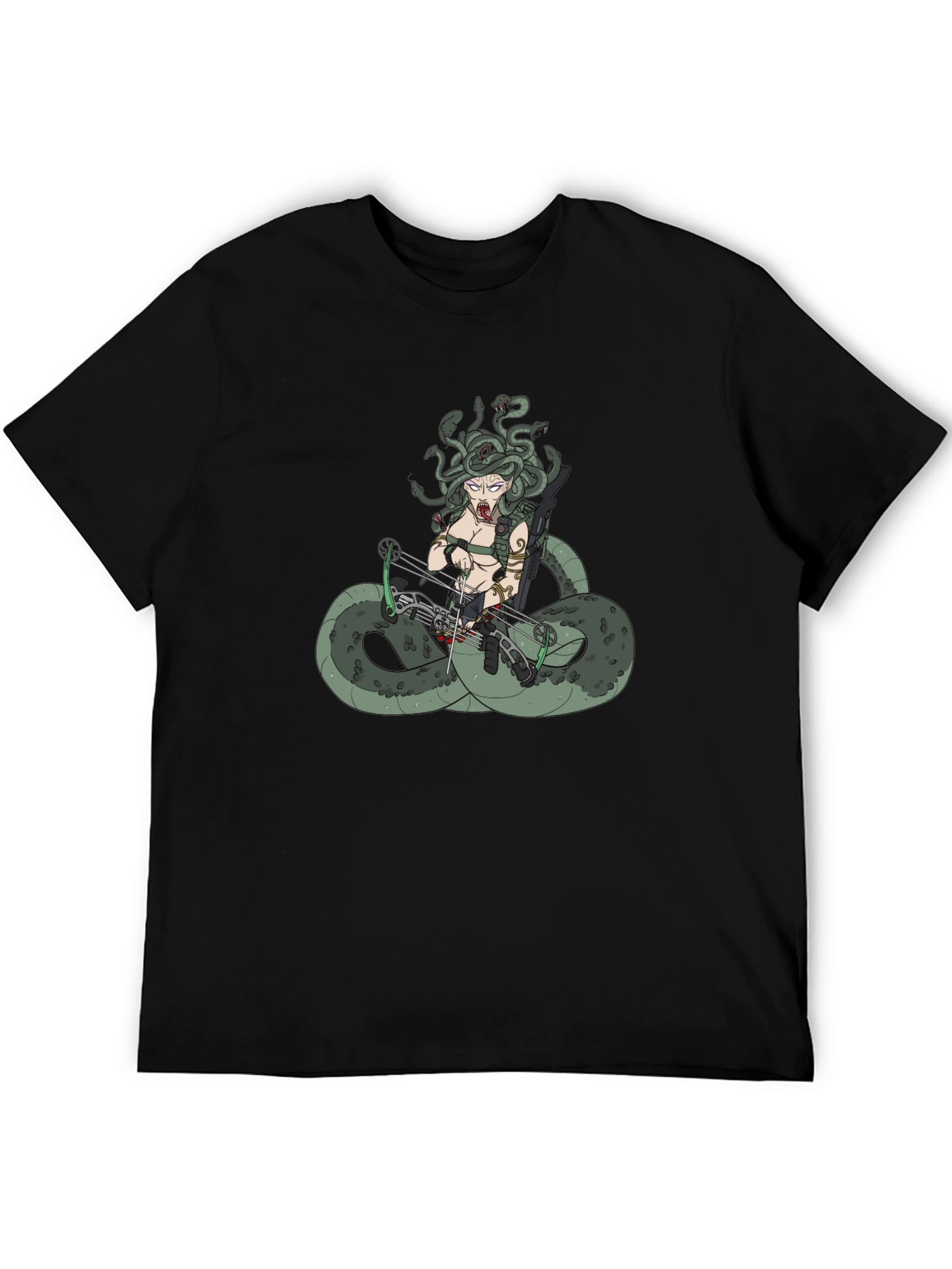 Medusa Archer T-Shirt - Mythical Warrior Tee