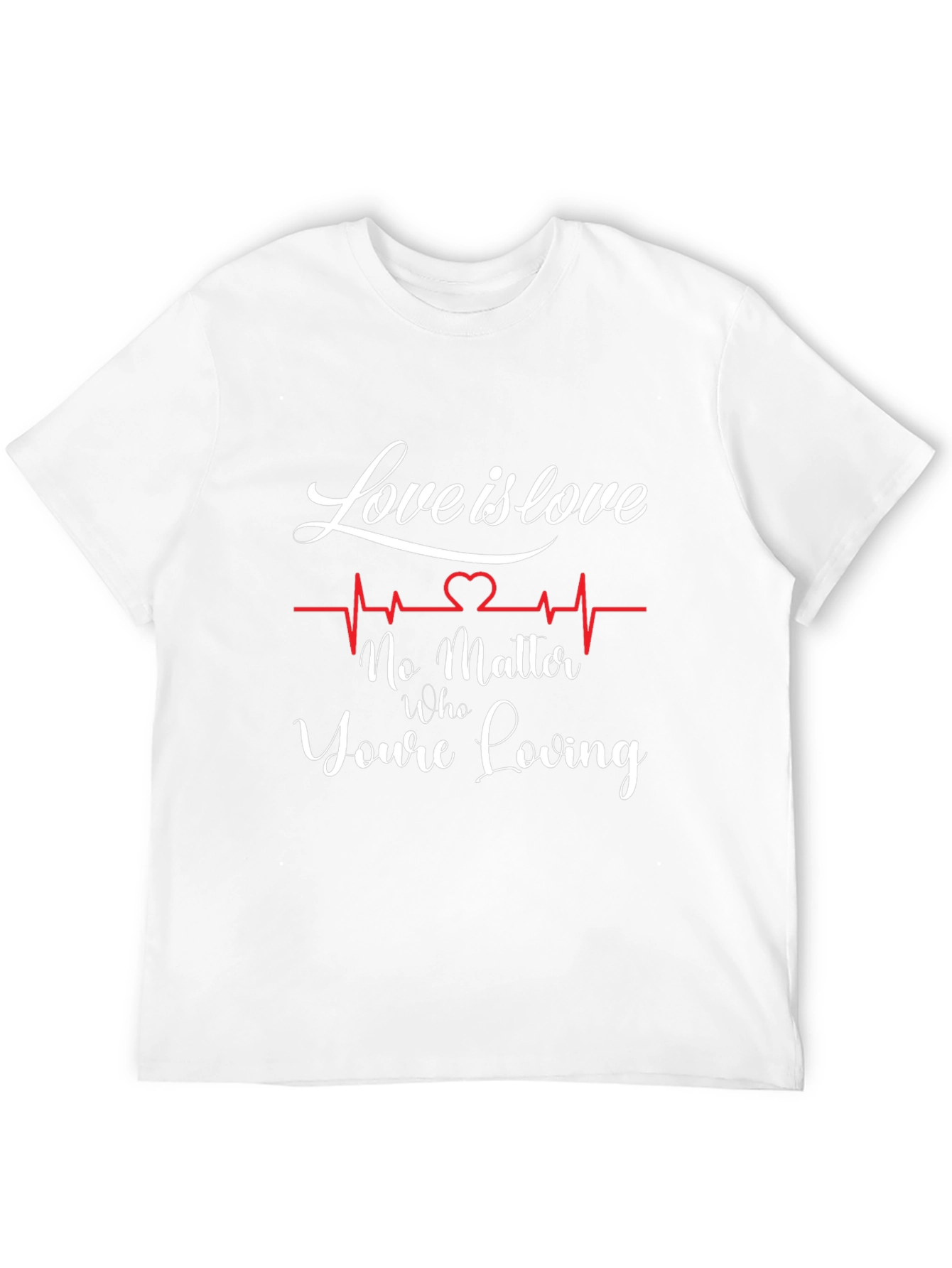 Love is Love Graphic Tee - Black Cotton Shirt