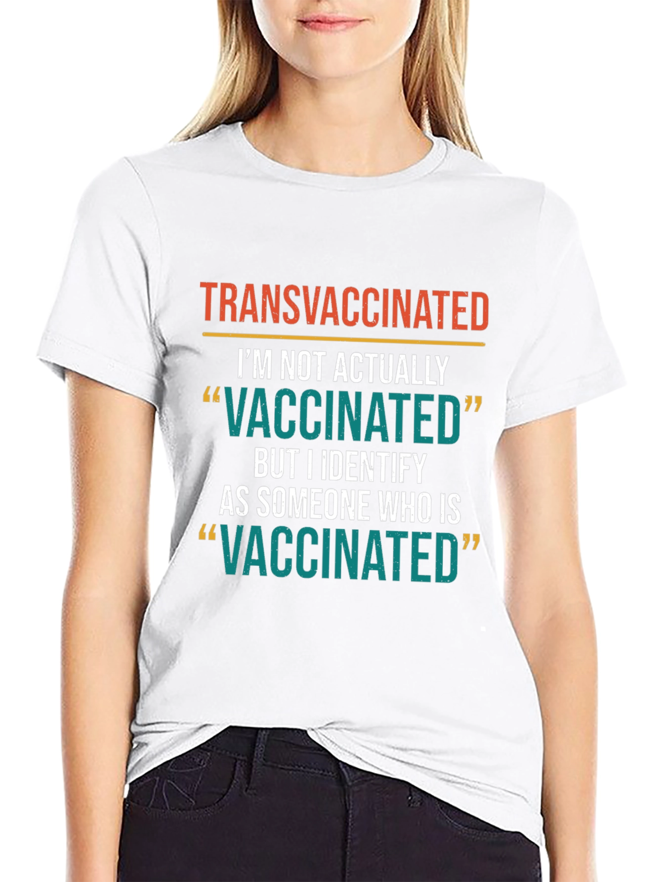 Transvaccinated Novelty Graphic T-Shirt