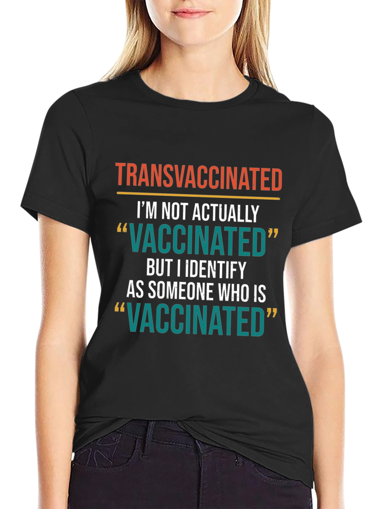 Transvaccinated Novelty Graphic T-Shirt