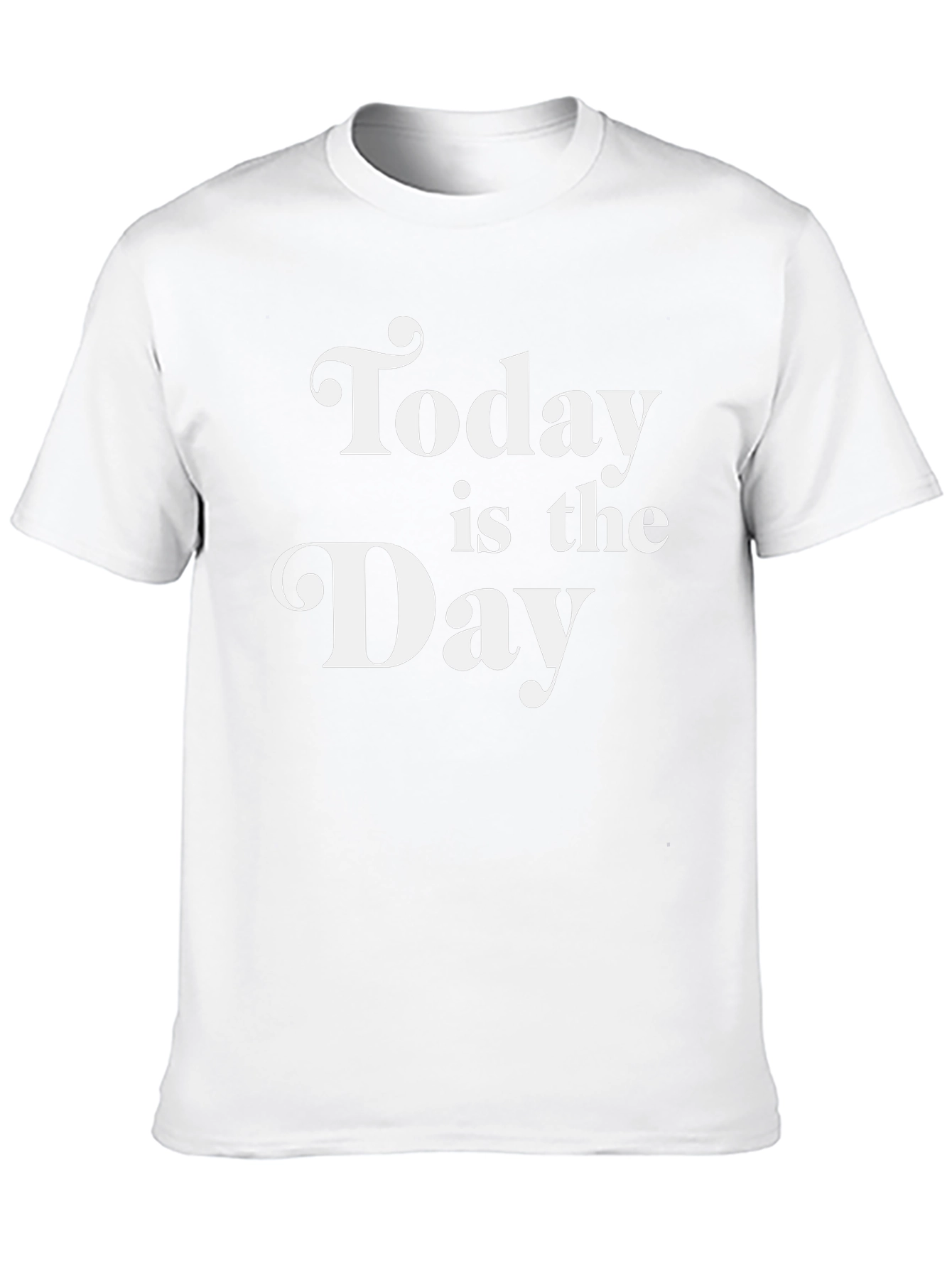 Today Is The Day Graphic Tee - Black