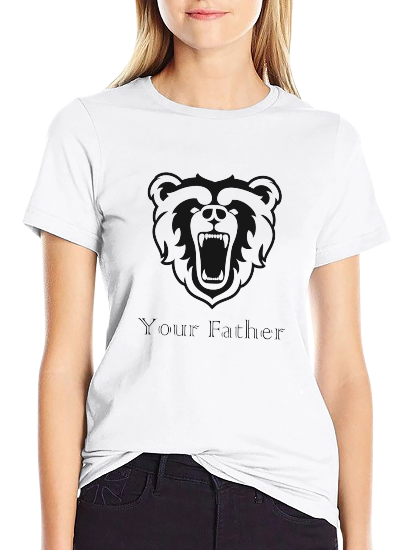 Mens Graphic T-Shirt: Cool Bear Design
