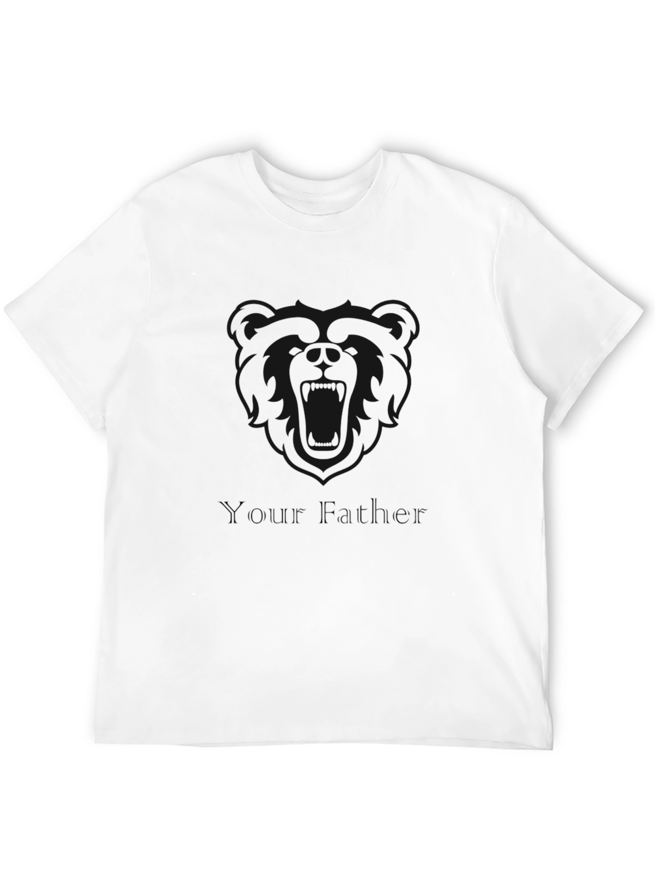 Mens Graphic T-Shirt: Cool Bear Design