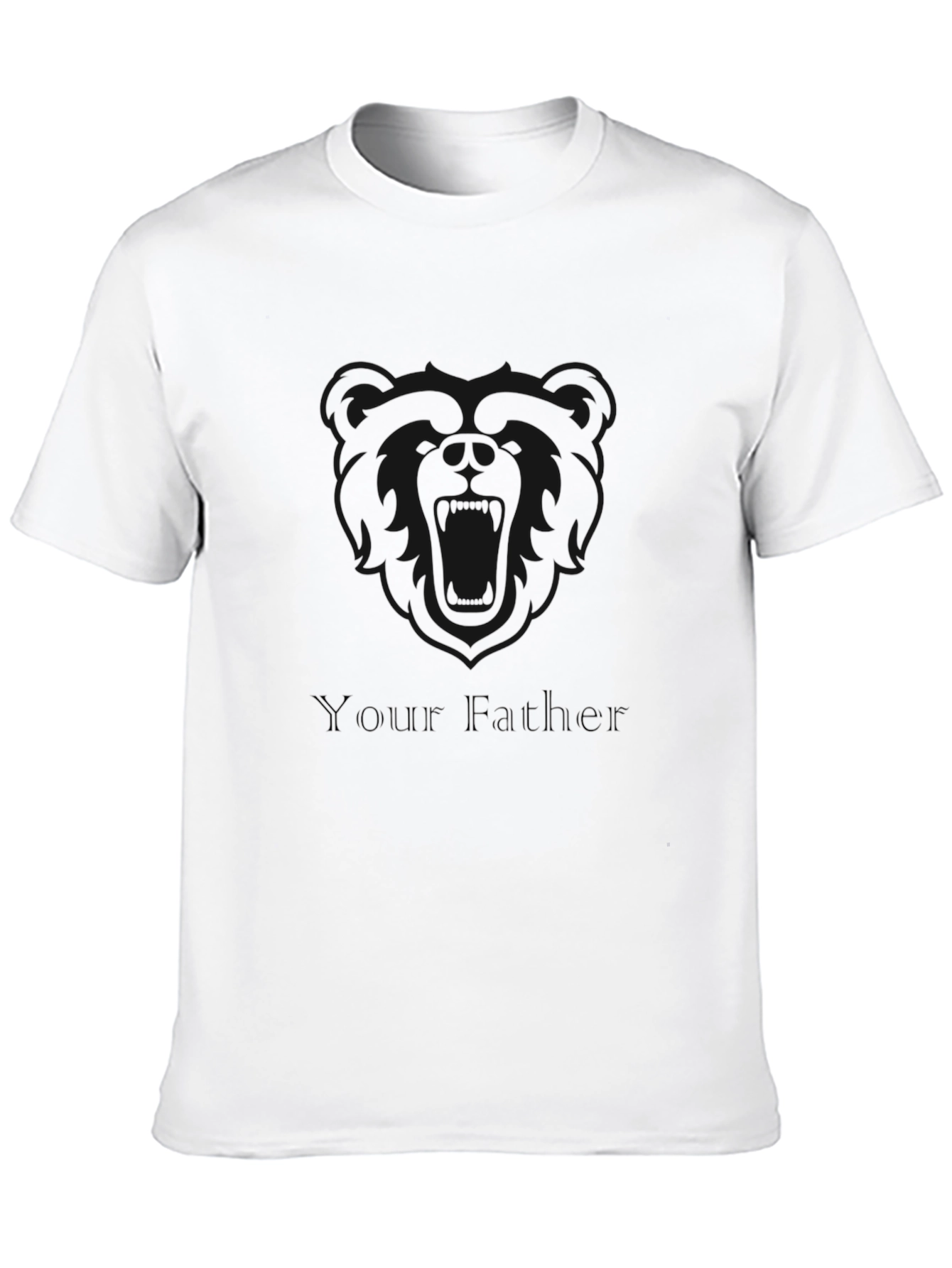 Mens Graphic T-Shirt: Cool Bear Design