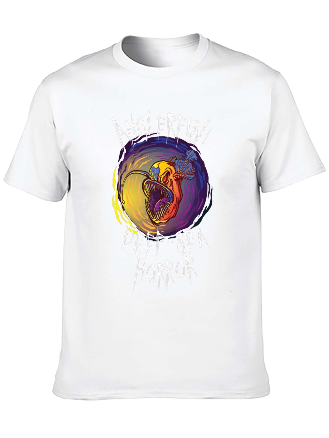 Anglerfish Deep-Sea Horror Graphic Tee