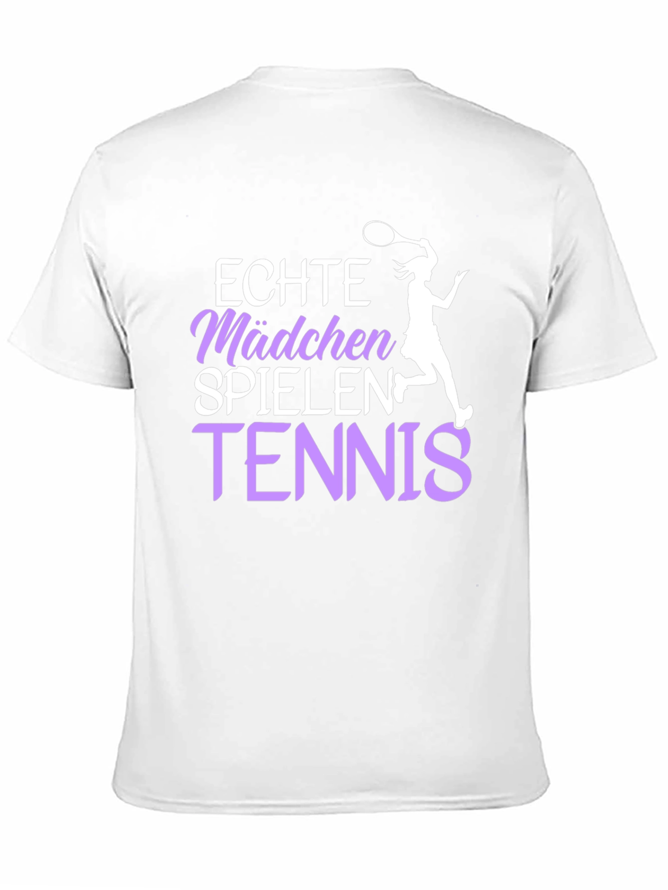 Echte Mädchen Tennis Graphic T-Shirt
