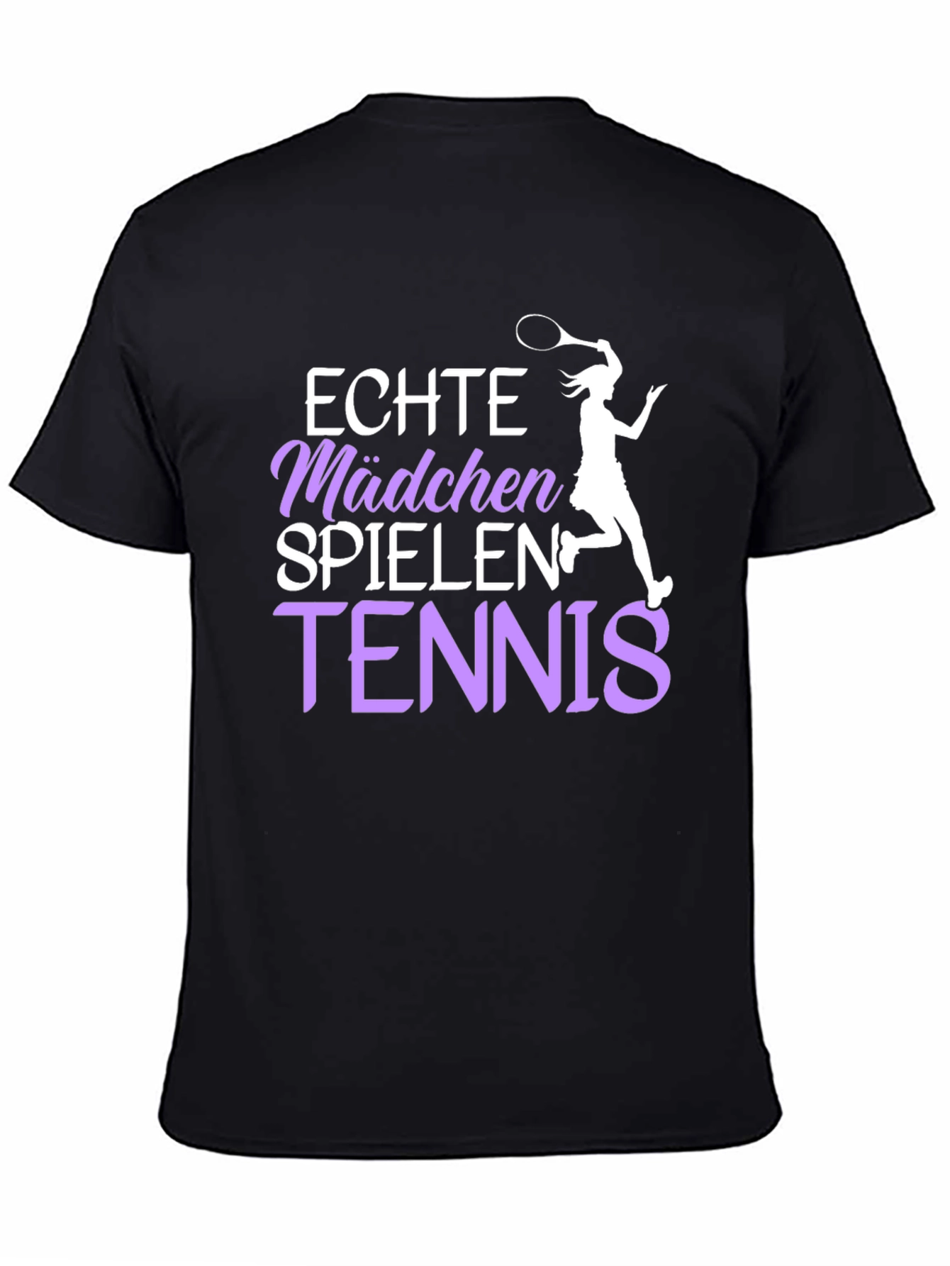 Echte Mädchen Tennis Graphic T-Shirt