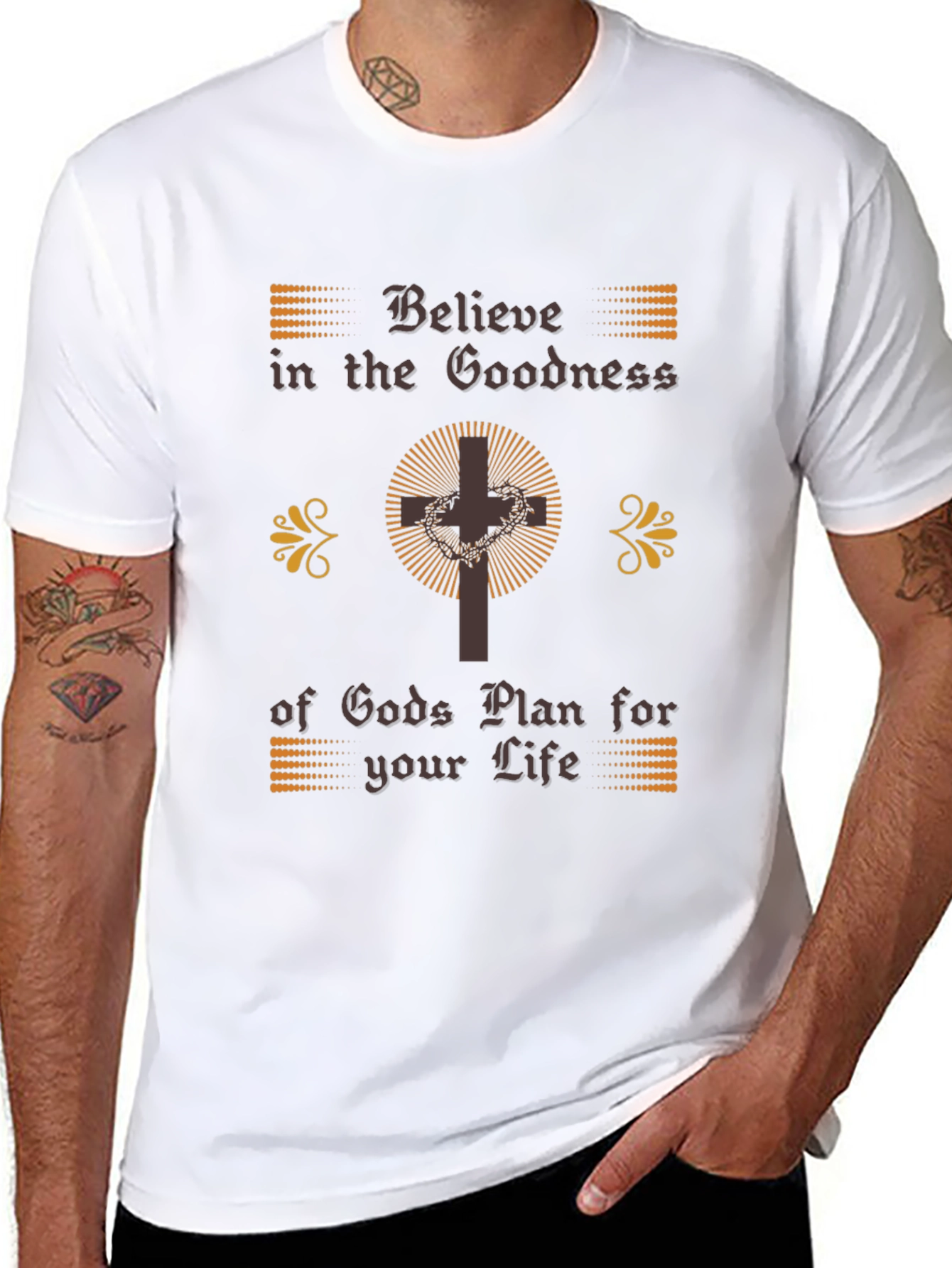 Believe in Goodness Graphic Tee Christian Inspired