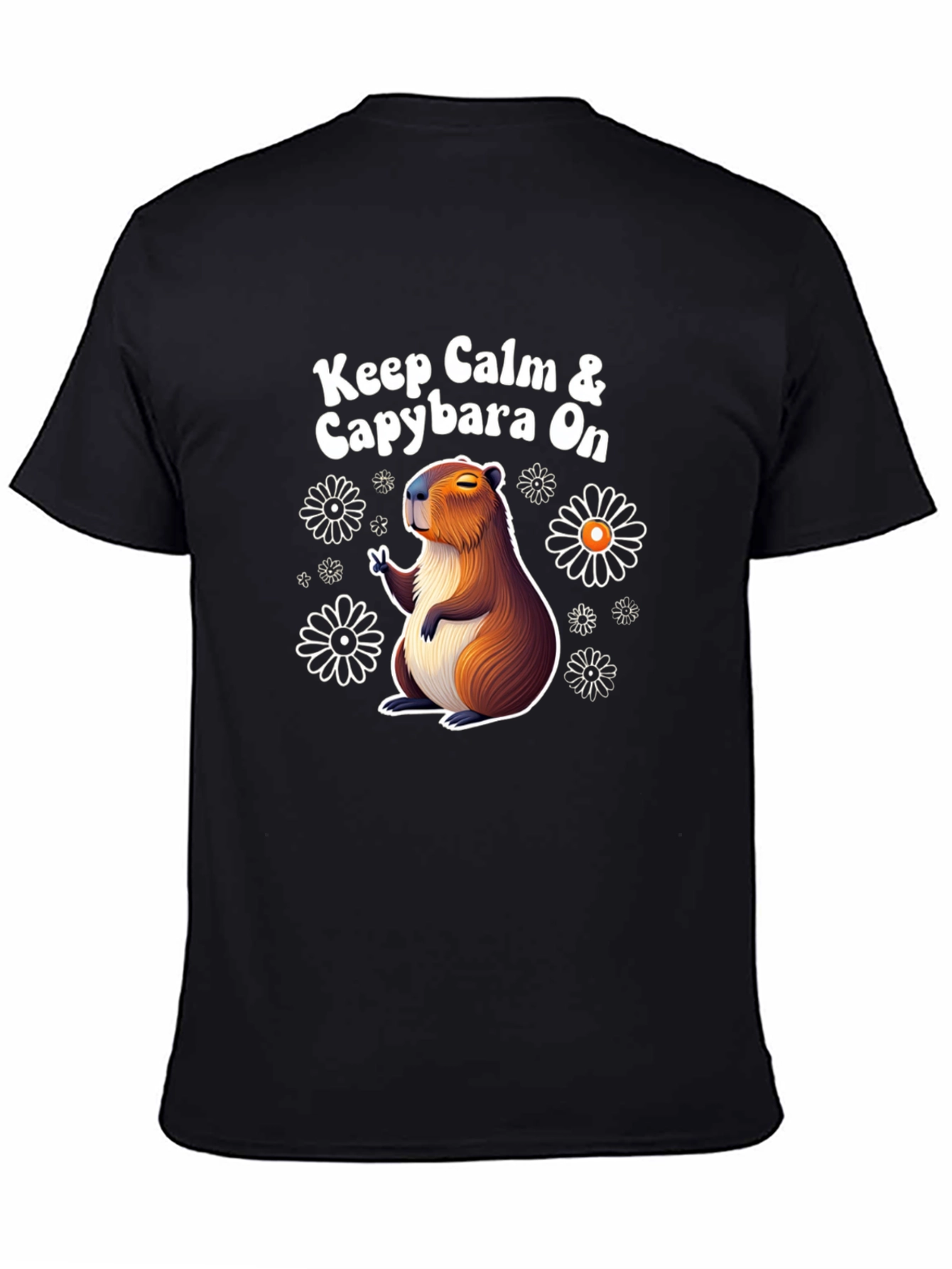 Keep Calm & Capybara On T-Shirt