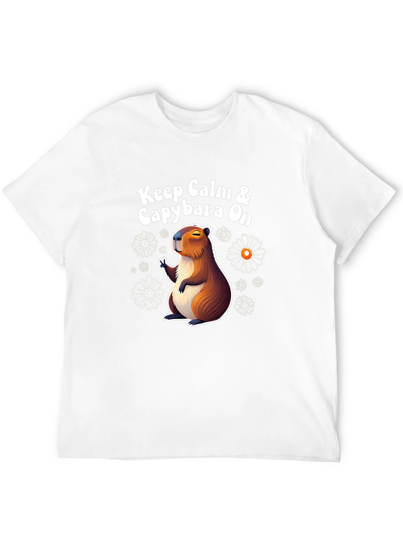 Keep Calm & Capybara On T-Shirt
