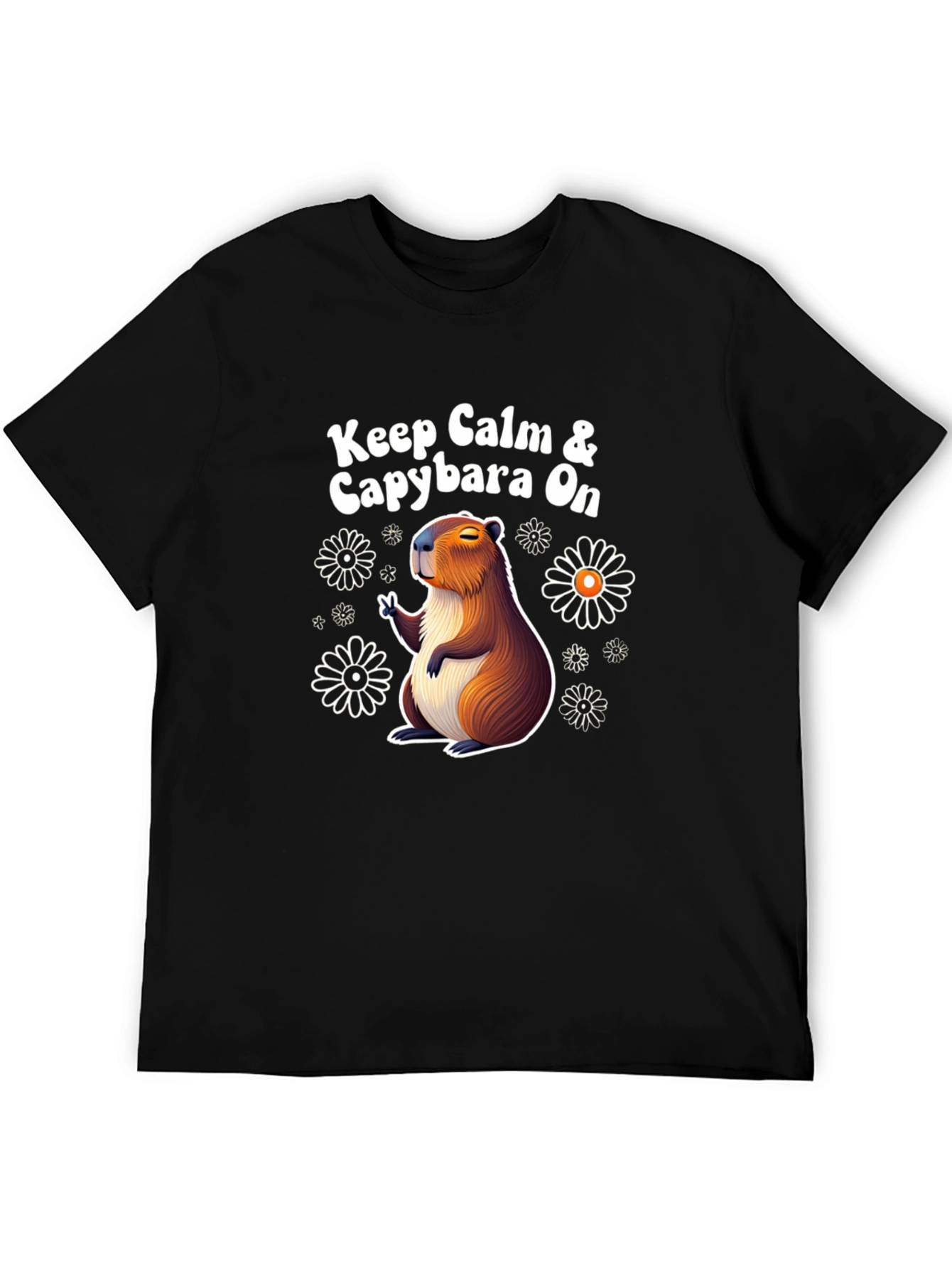 Keep Calm & Capybara On T-Shirt