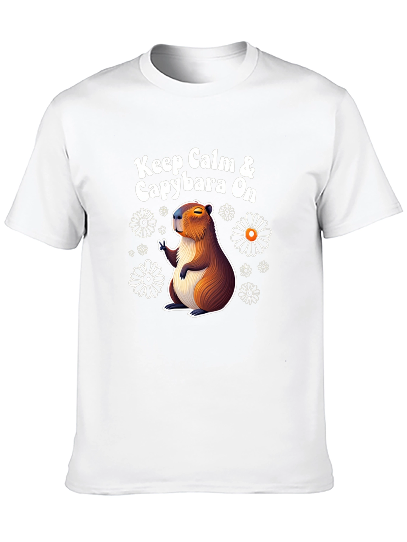 Keep Calm & Capybara On T-Shirt