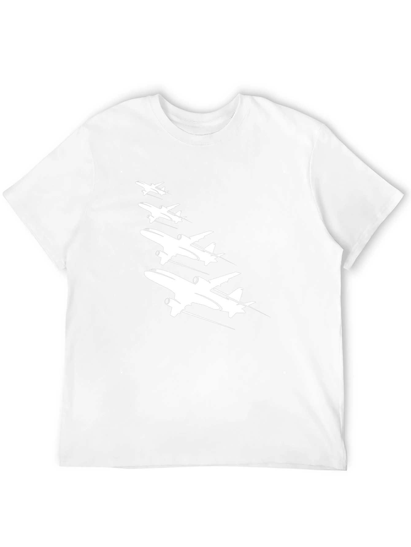 Black Airplane Formation Graphic Tee