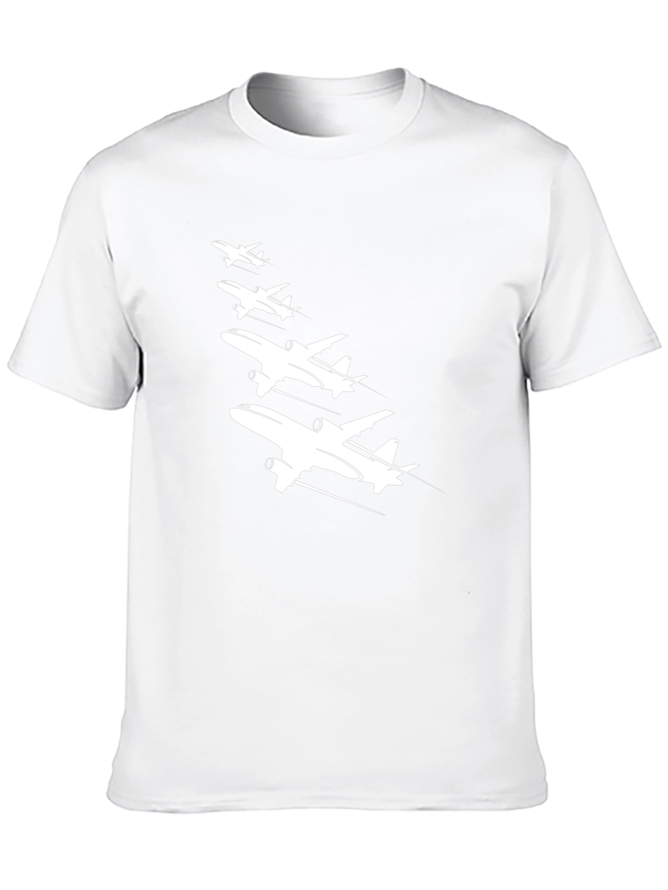 Black Airplane Formation Graphic Tee