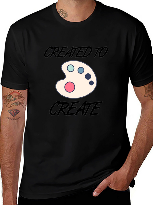 Art Palette Graphic T-Shirt - Created to Create